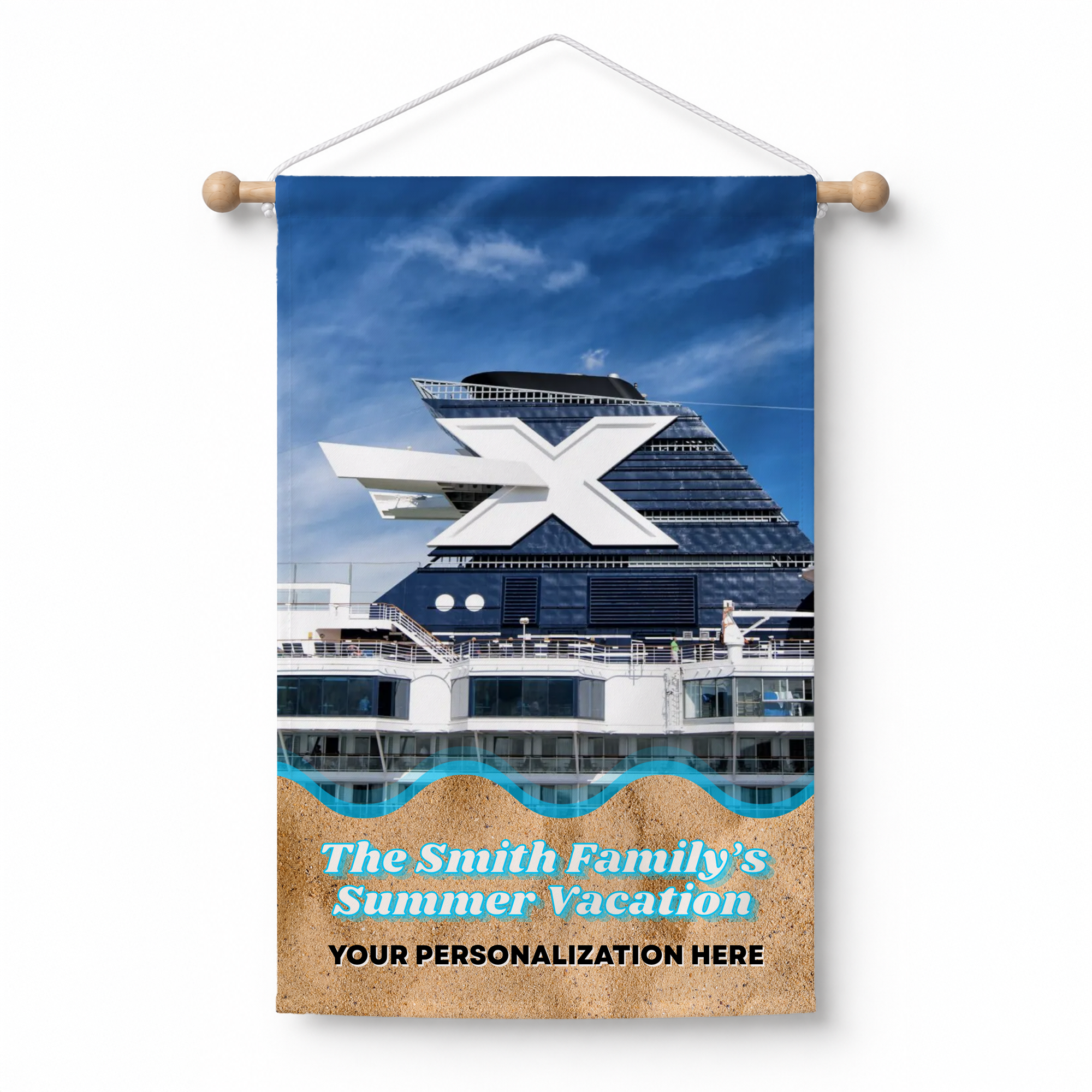 Personalized Superstar Cruises Cabin Door Banner
