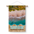 Personalized Cabin Door Banner - Beach
