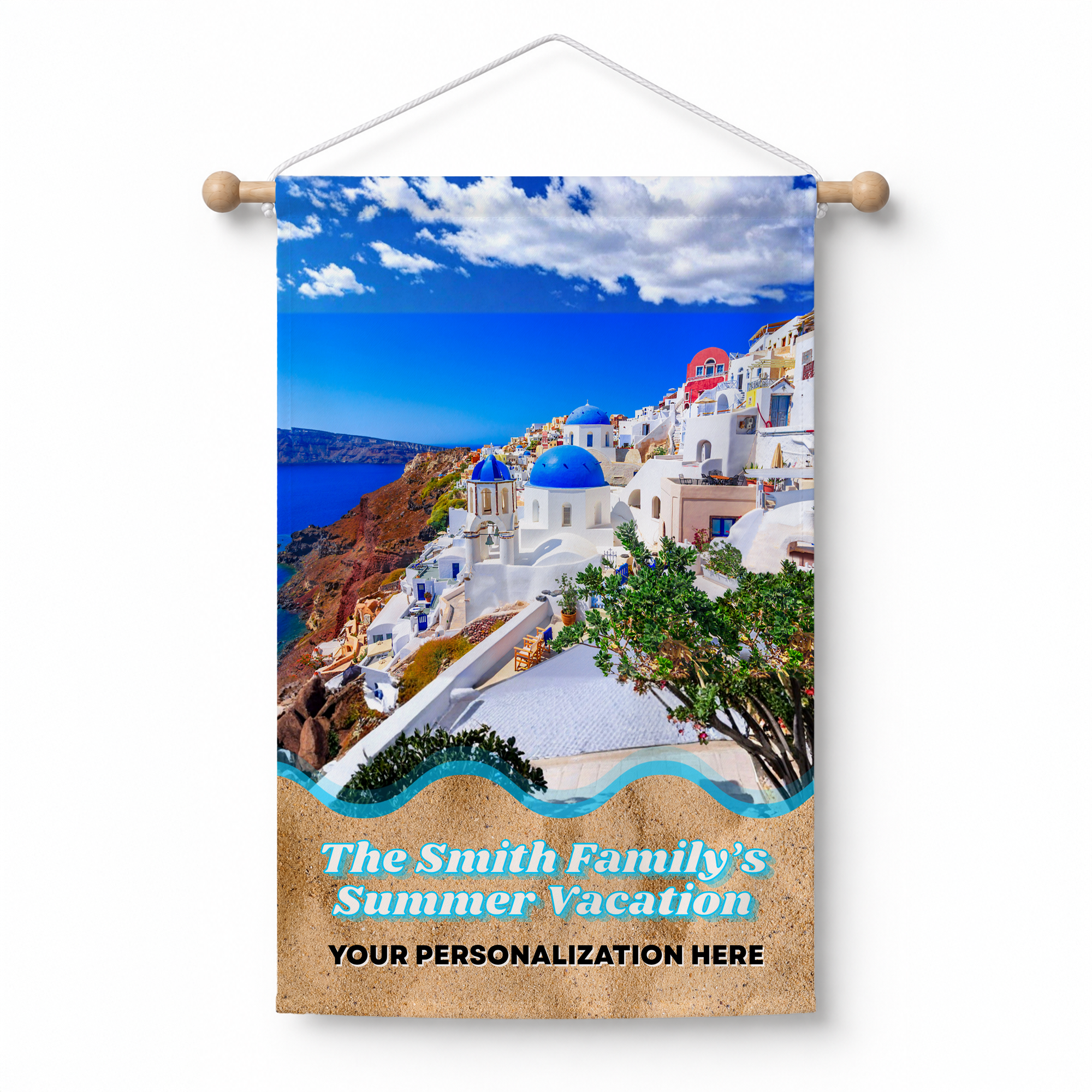 Personalized Cabin Door Banner - Greece