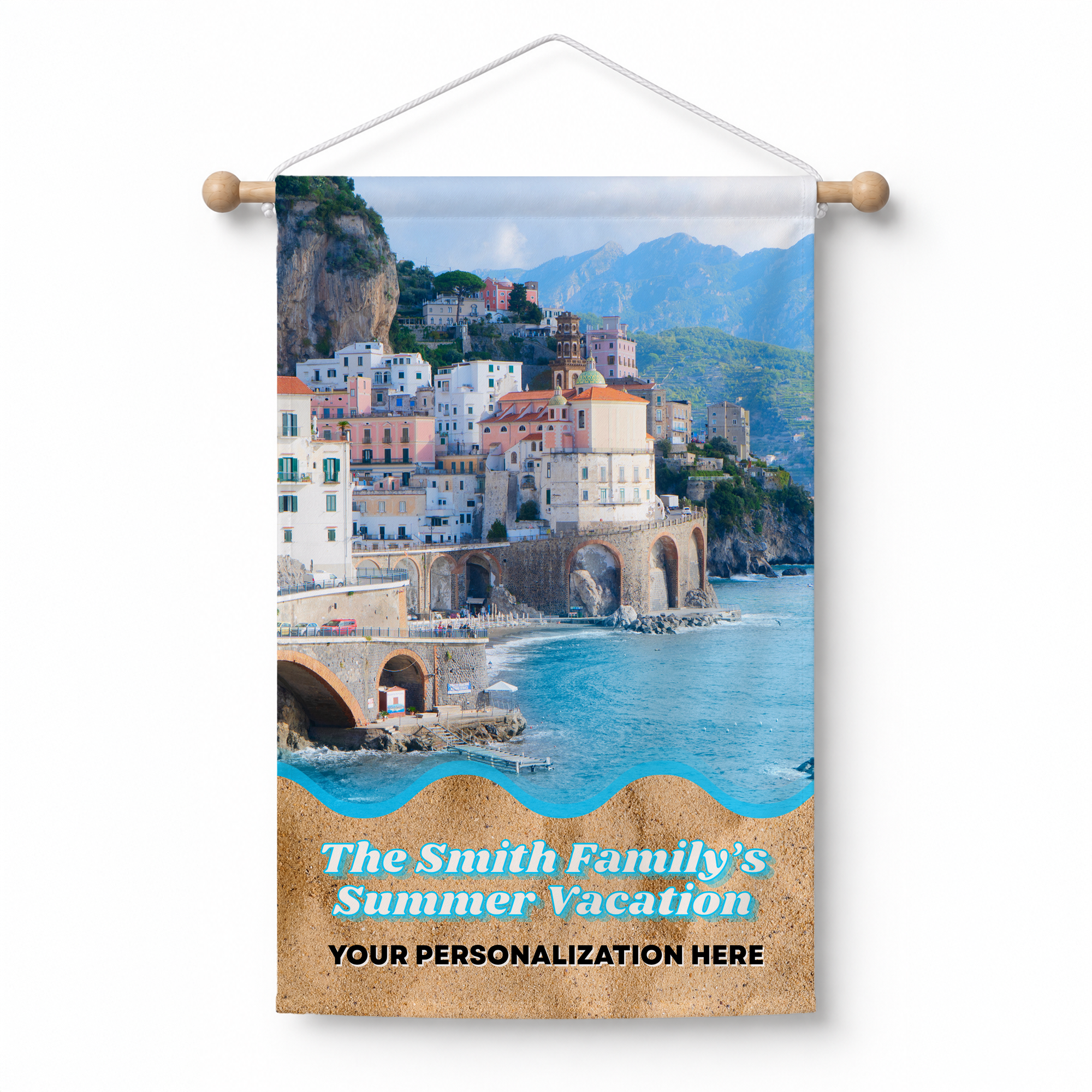 Personalized Cabin Door Banner - Italy