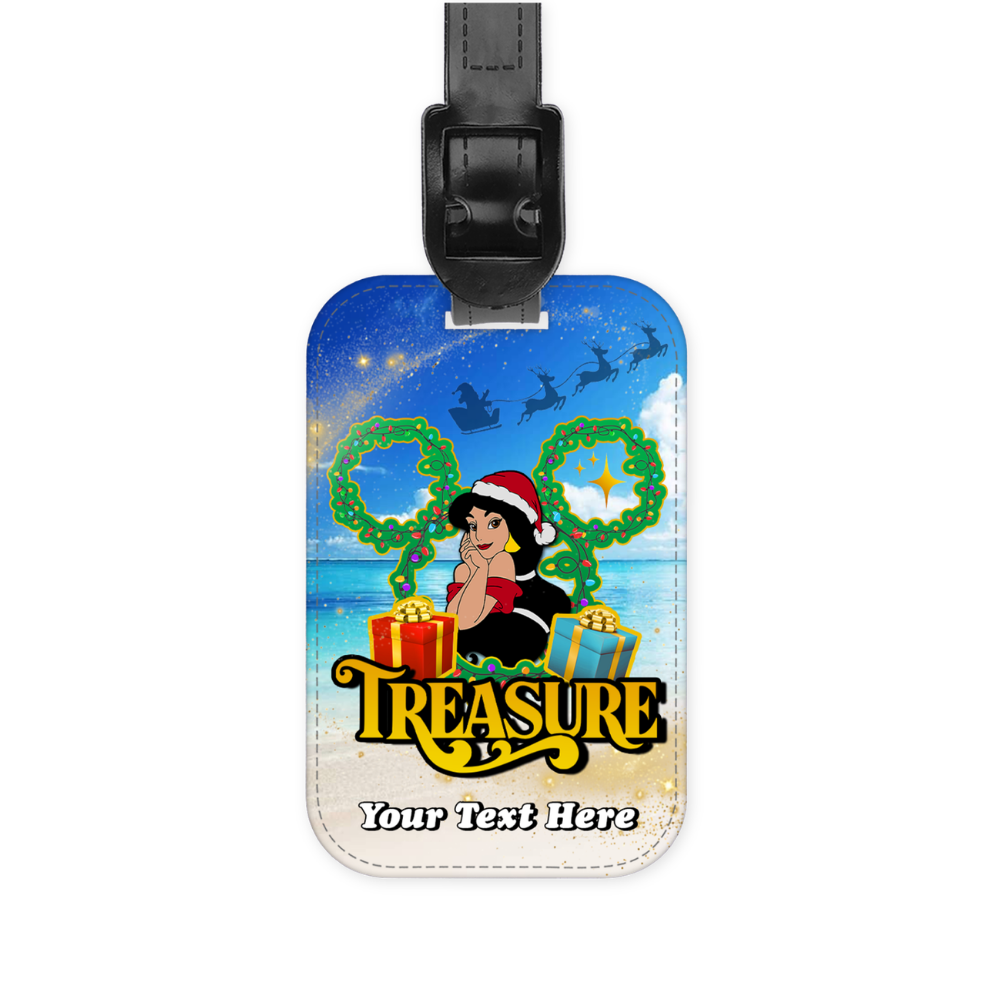 Magical Cruise Line Christmas Luggage Tag - Princesses