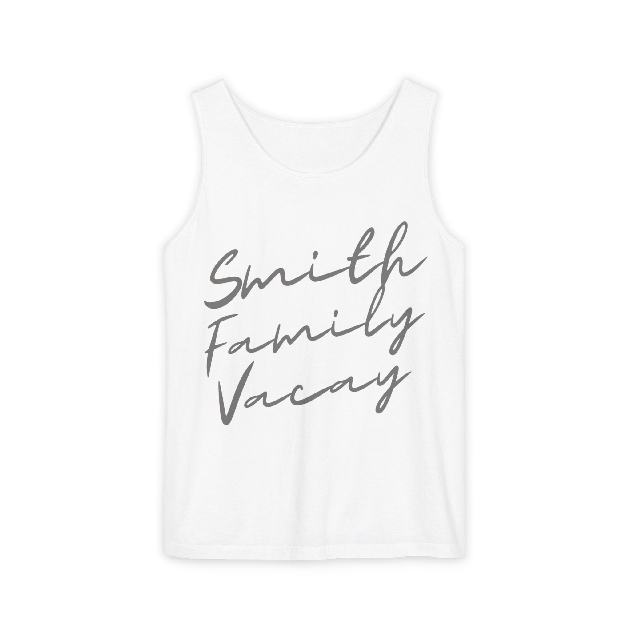 Personalized Retro Text Tank Top - Suite Escape