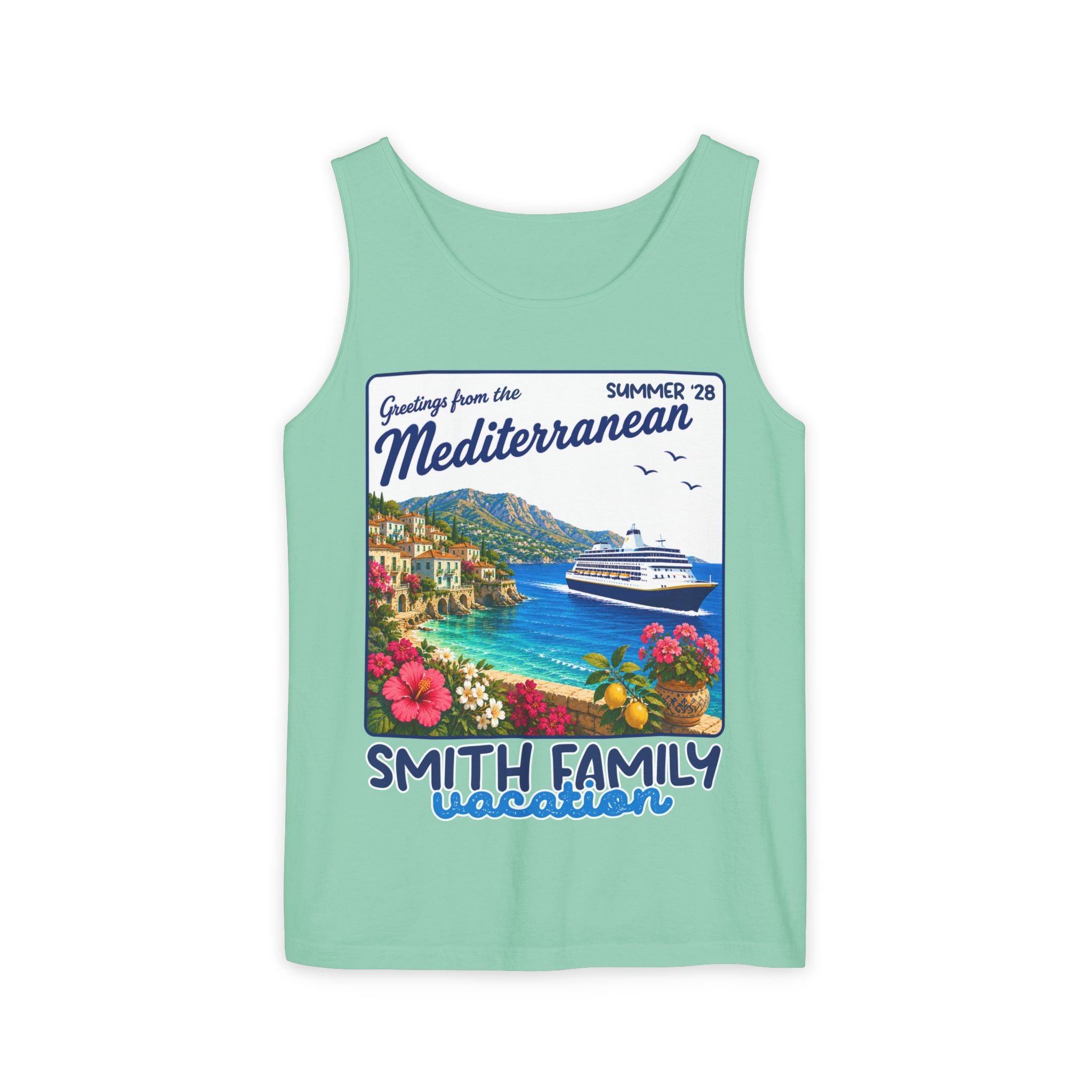 Greetings from the Mediterranean Tank Top - Suite Escape