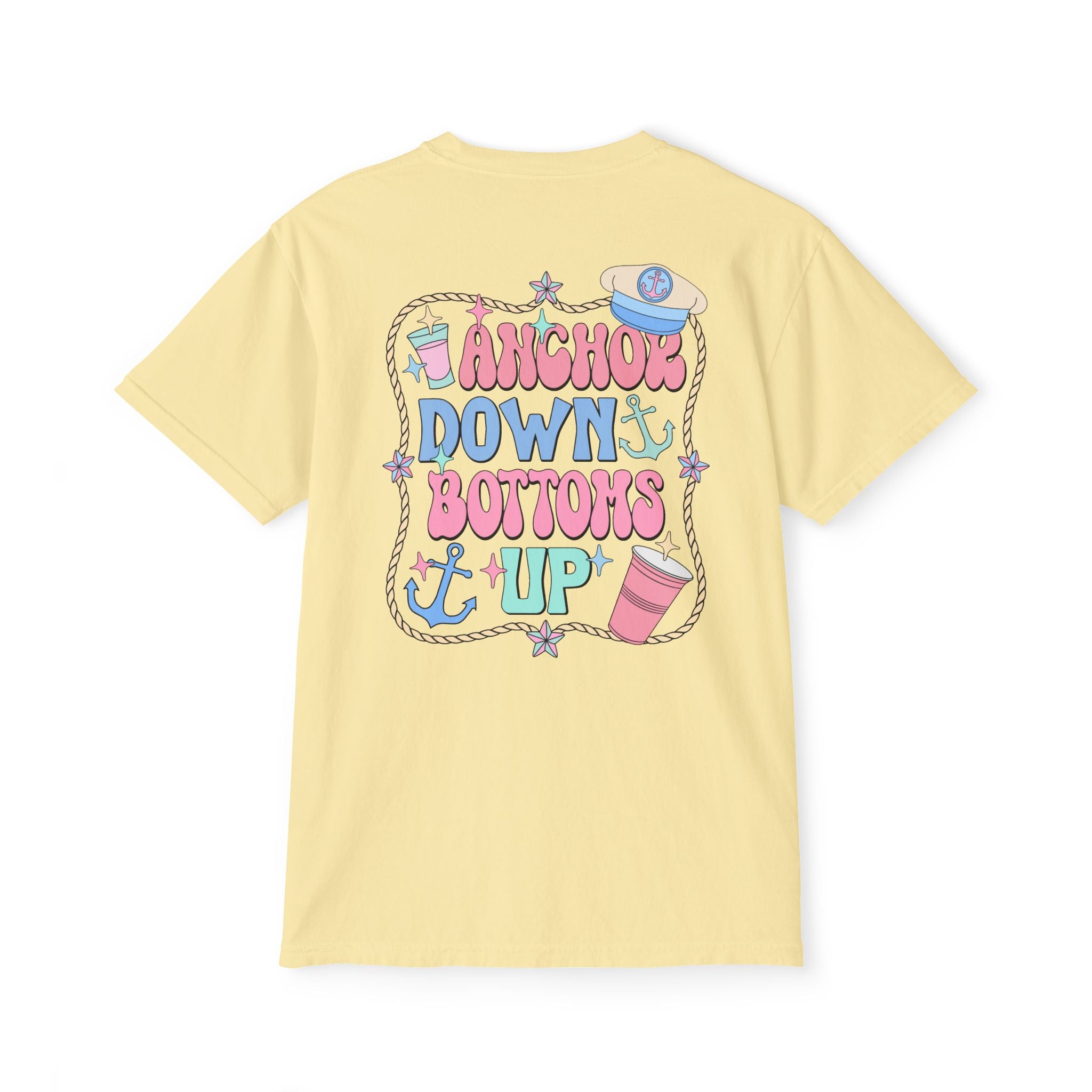 Anchor Down Bottoms Up Pocket Tee