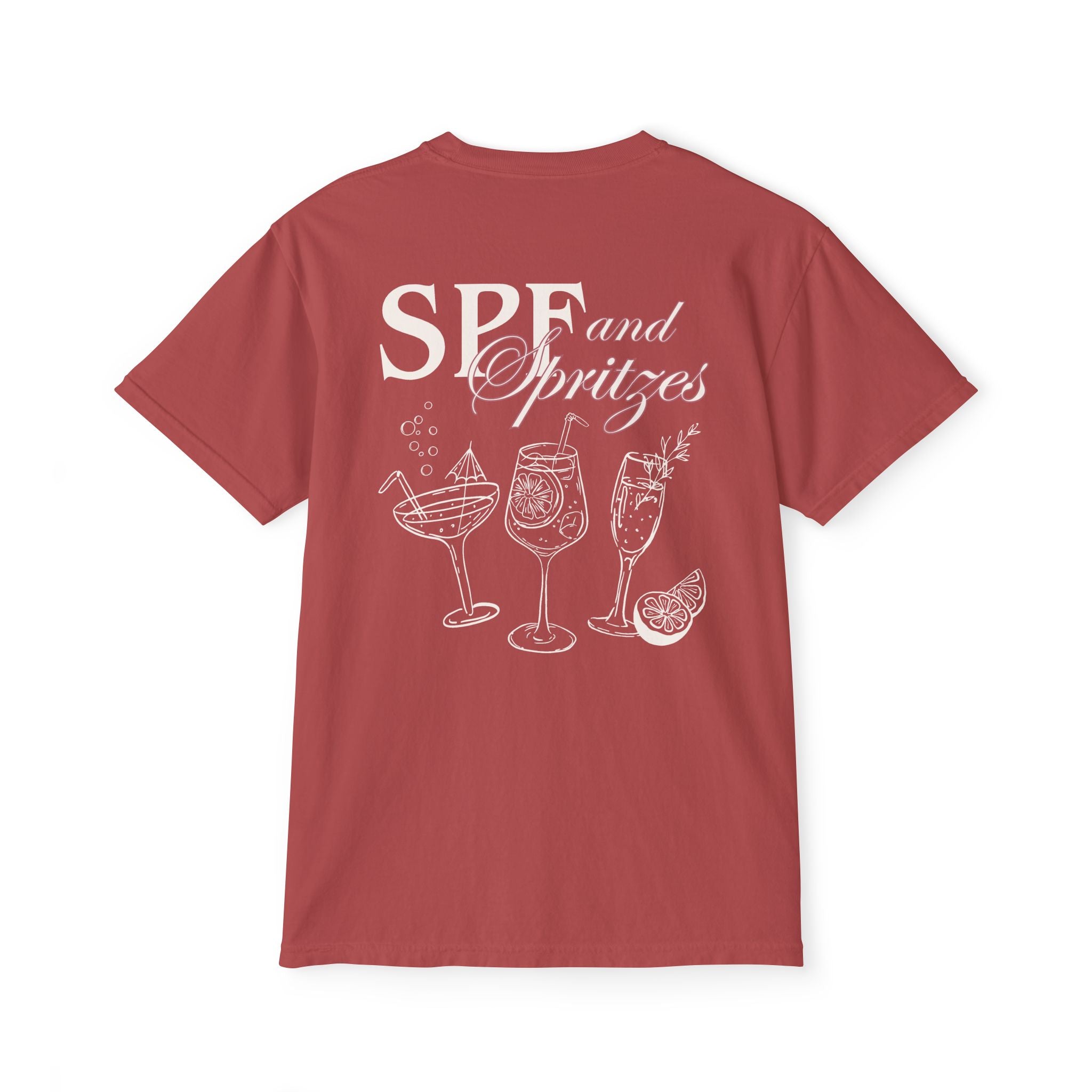 SPF & Spritzes Pocket Tee - Suite Escape