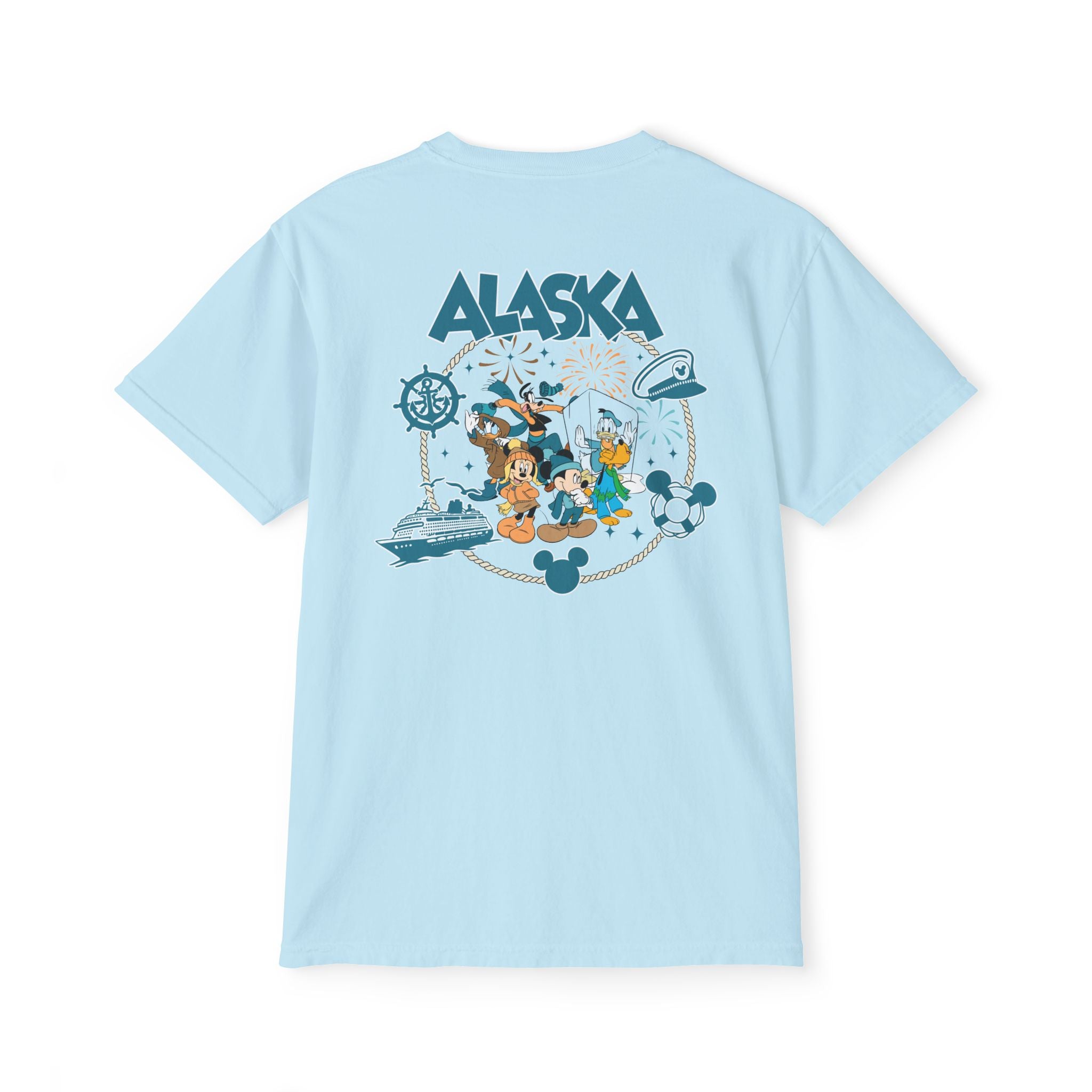 Magical Cruise Line Alaska Pocket Tee - Pluto