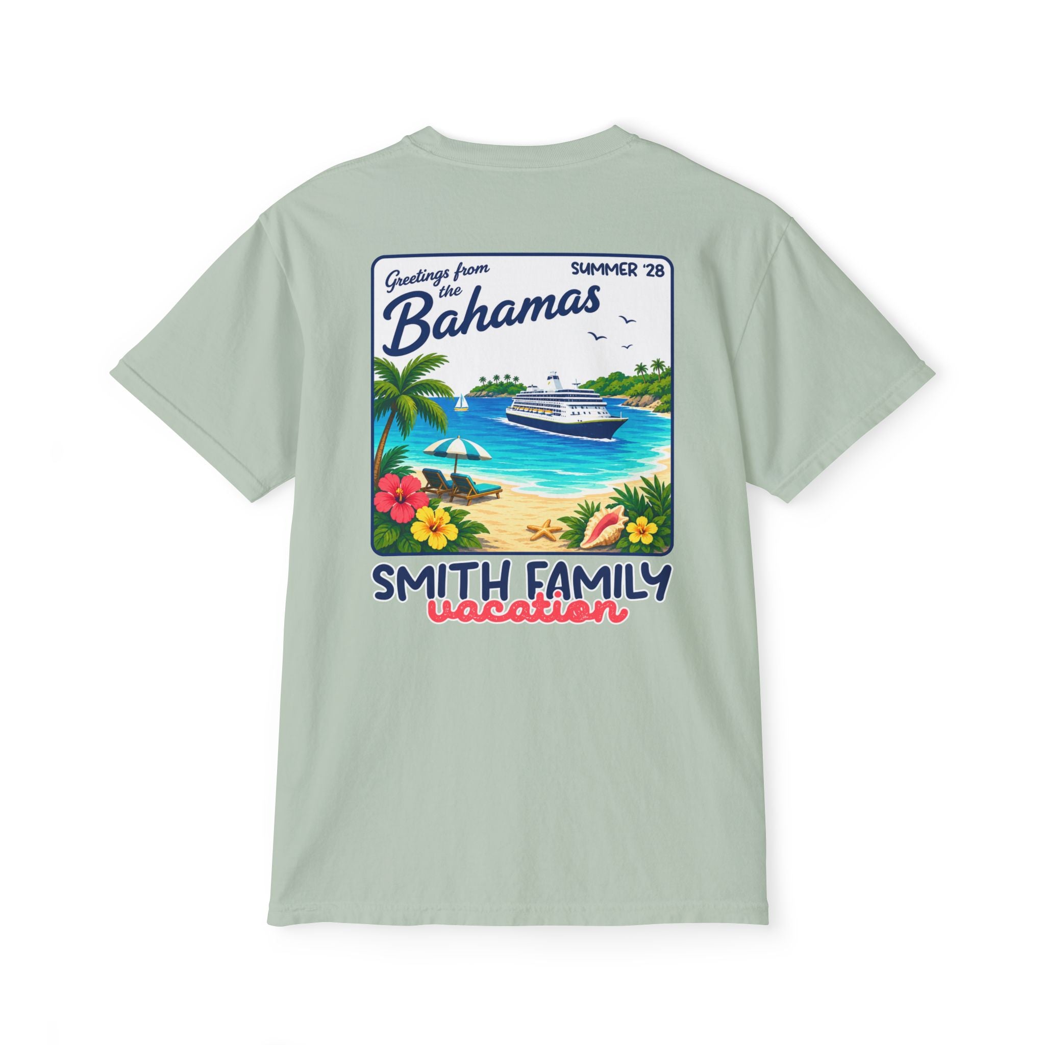 Greetings from the Bahamas Pocket Tee - Suite Escape