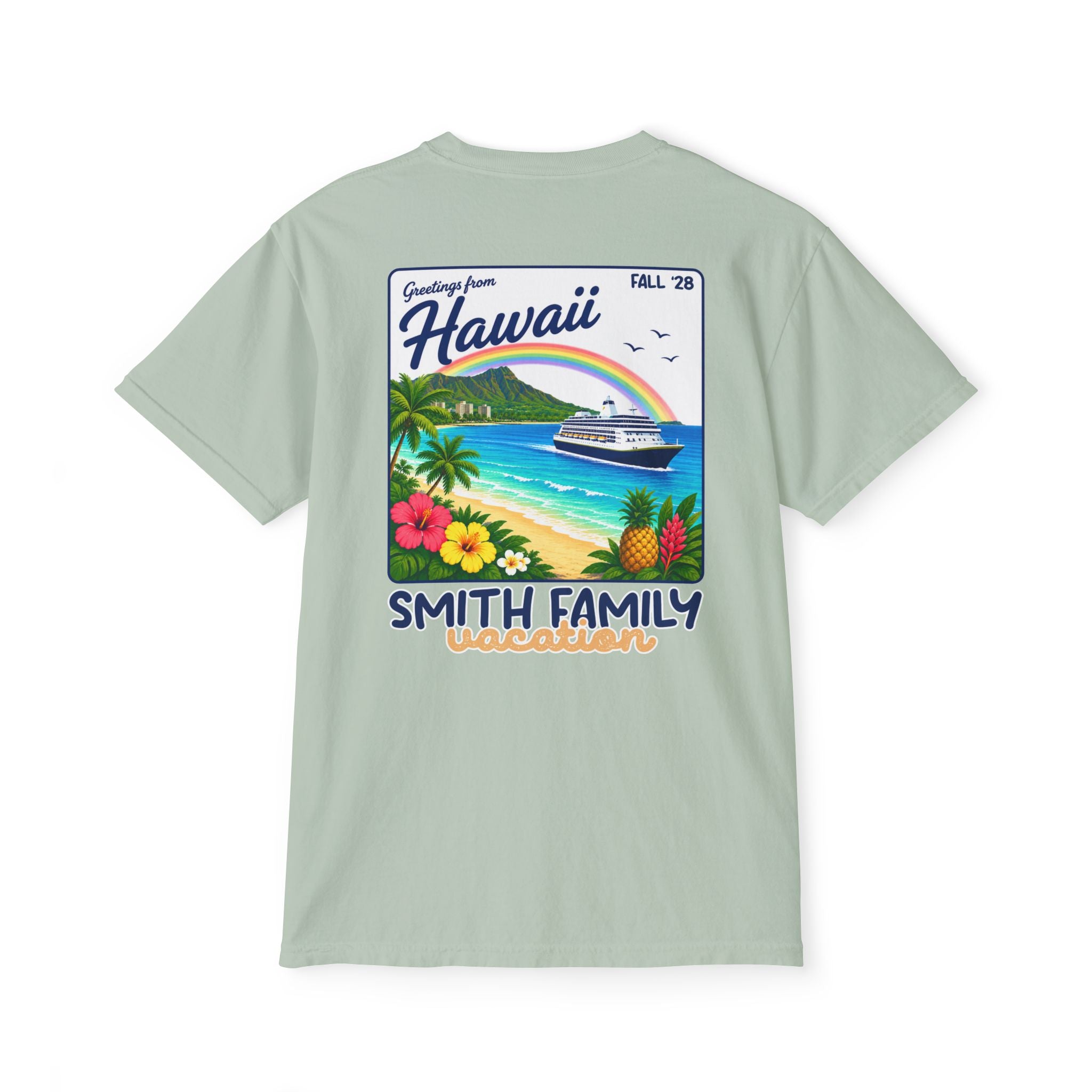 Greetings from Hawaii Pocket Tee - Suite Escape