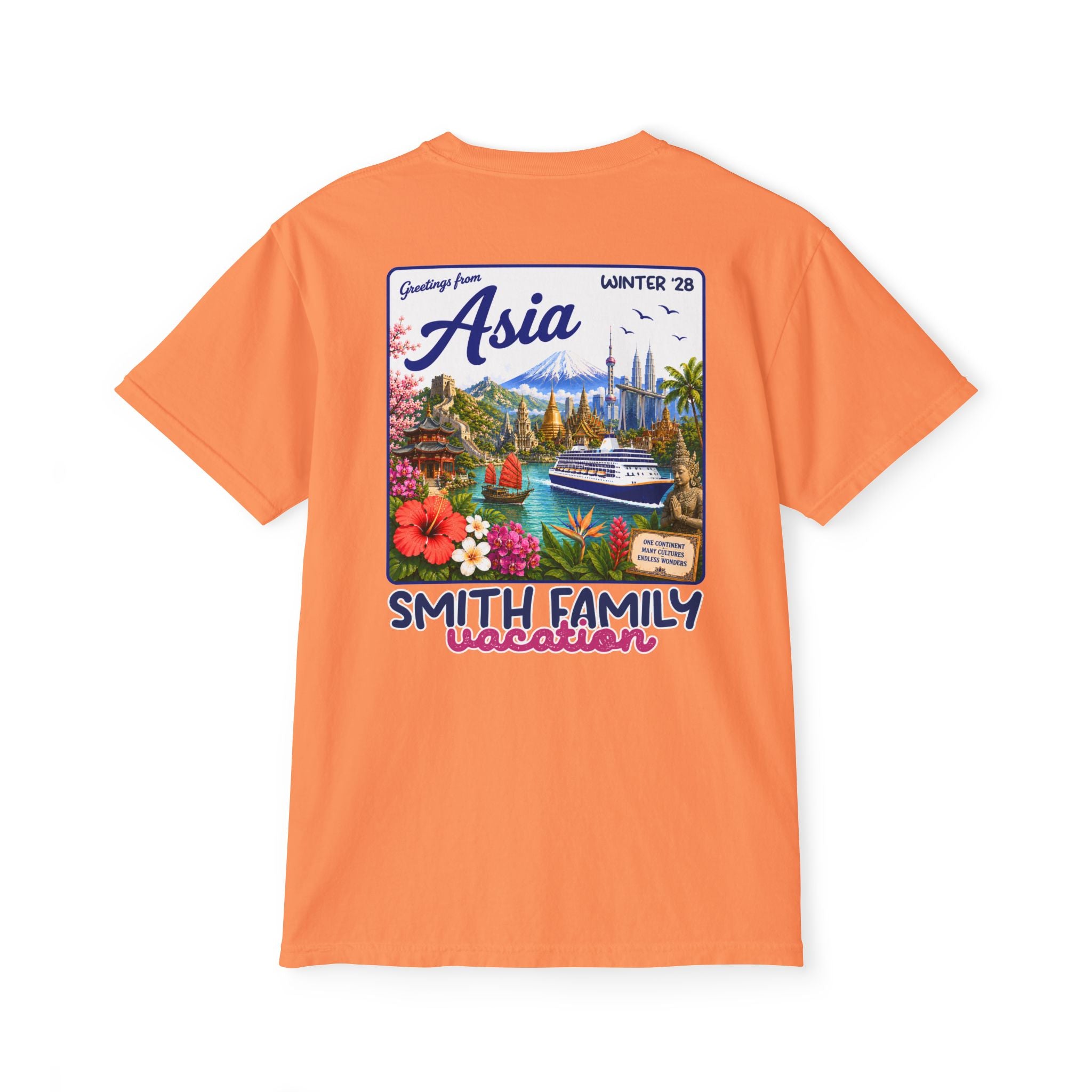 Greetings from Asia Pocket Tee - Suite Escape
