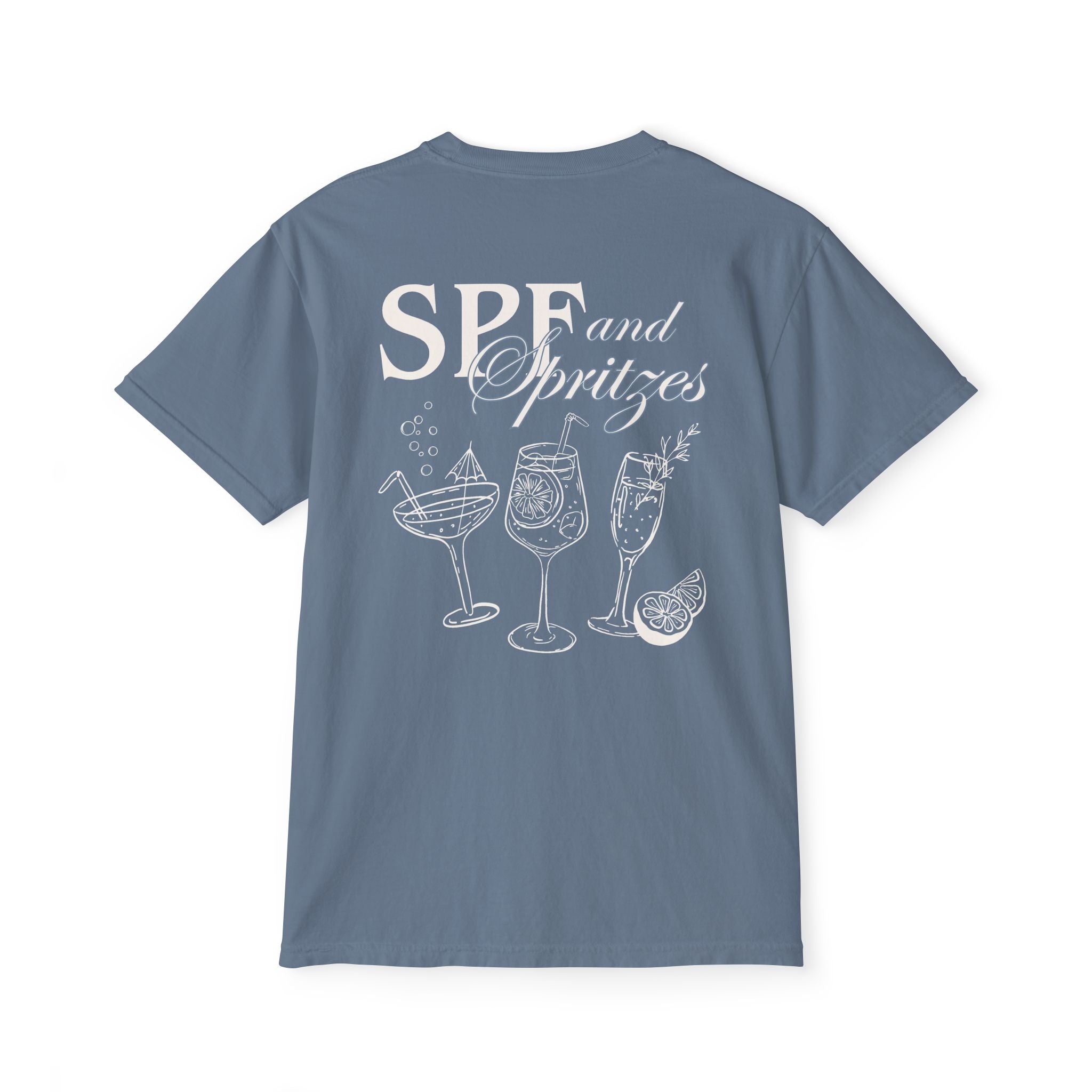 SPF & Spritzes Pocket Tee - Suite Escape