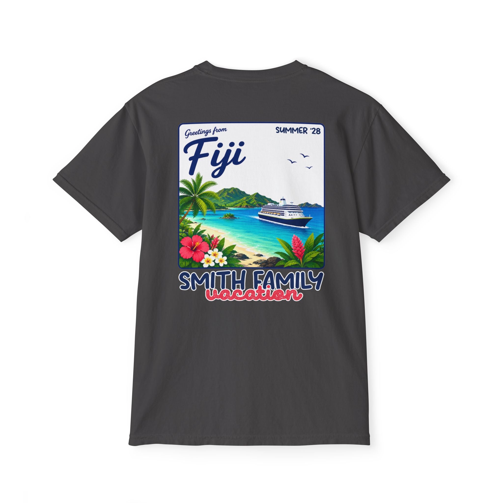 Greetings from Fiji Pocket Tee - Suite Escape