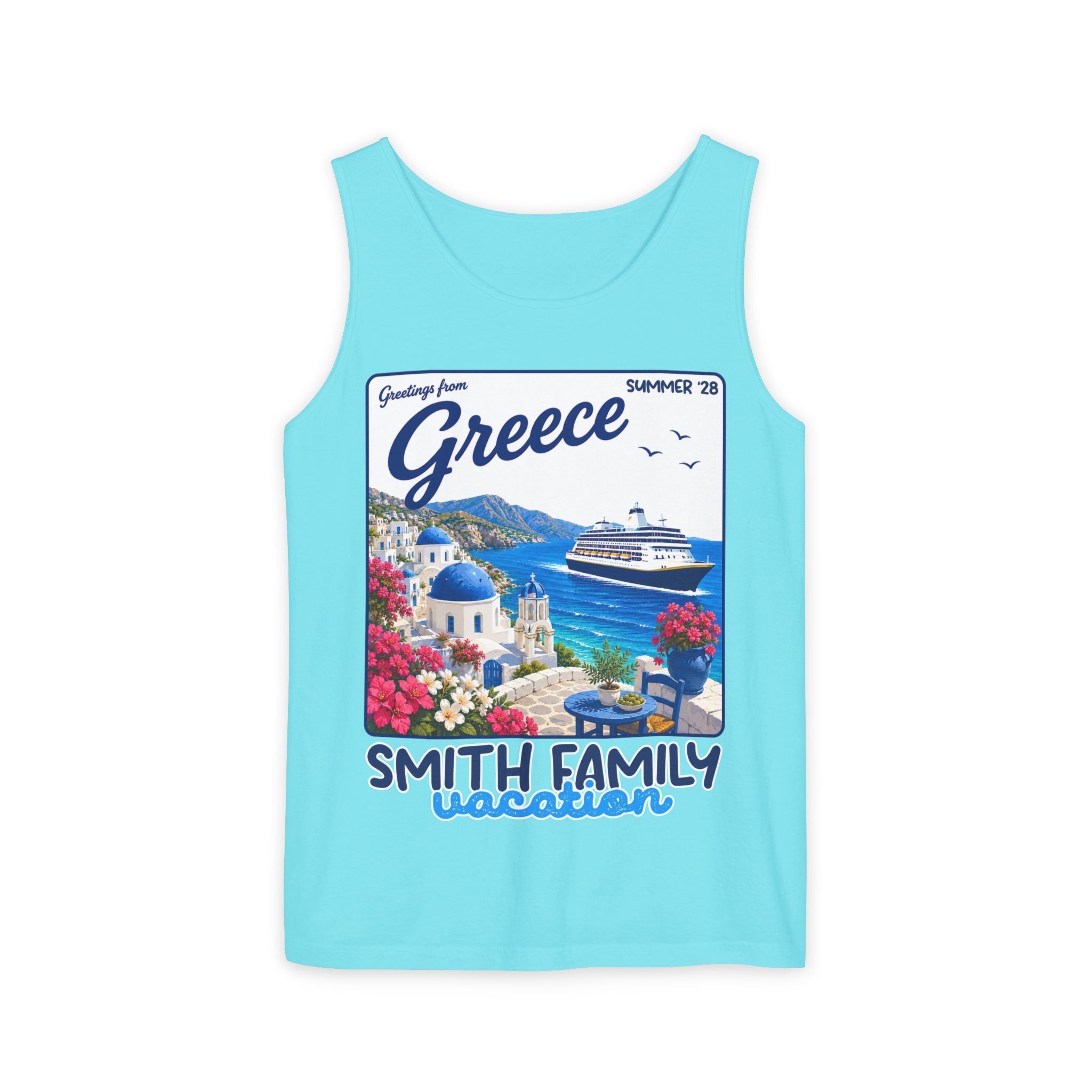 Greetings from Greece Tank Top - Suite Escape