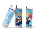 Magical Cruise Line Birthday Tumbler - Red Balloons