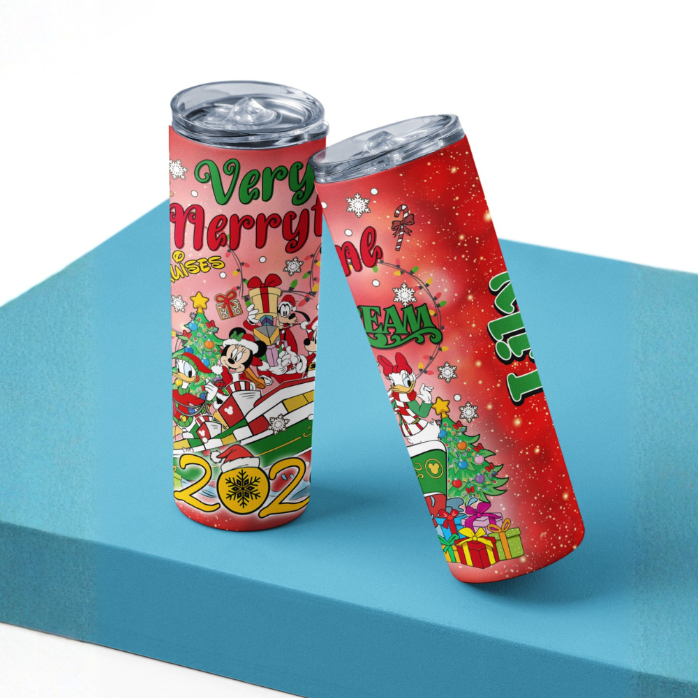 Magical Cruise Line Merrytime Christmas Tumbler