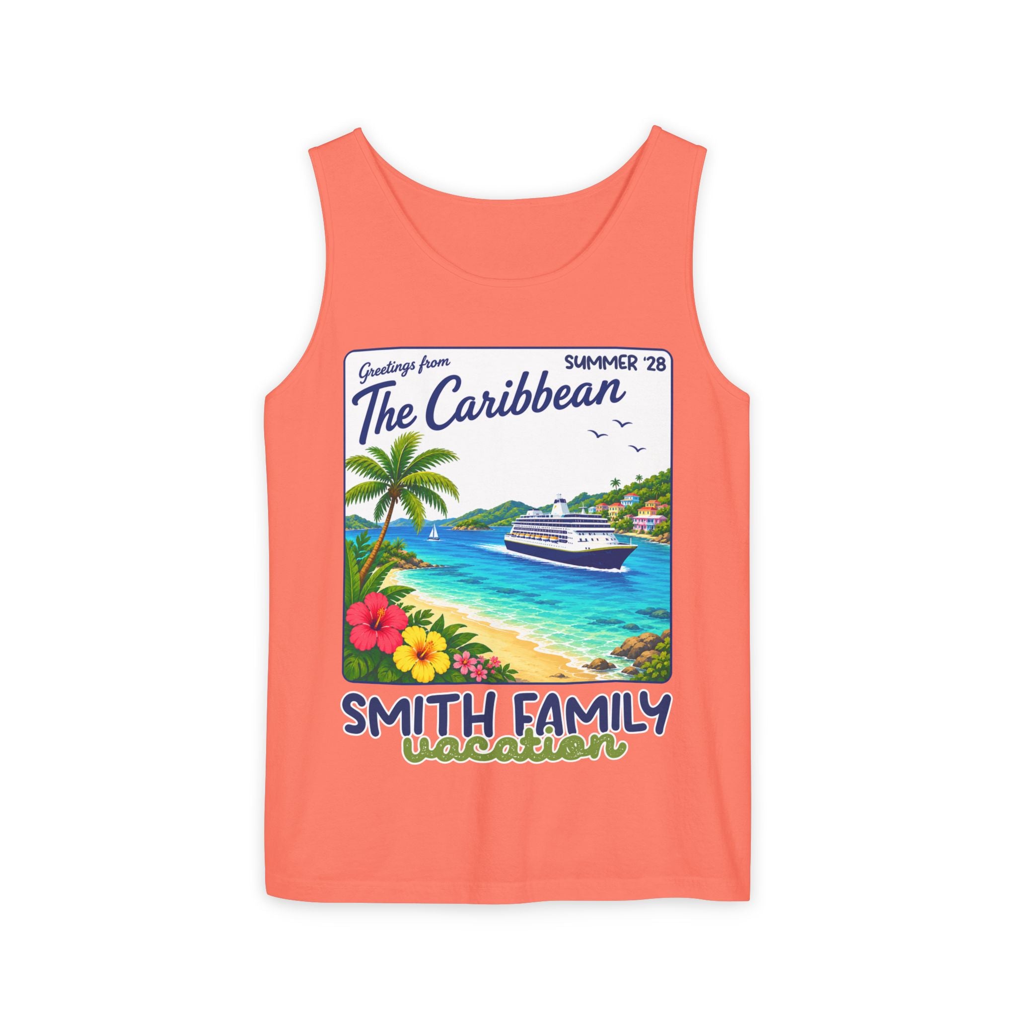 Greetings from the Caribbean Tank Top - Suite Escape
