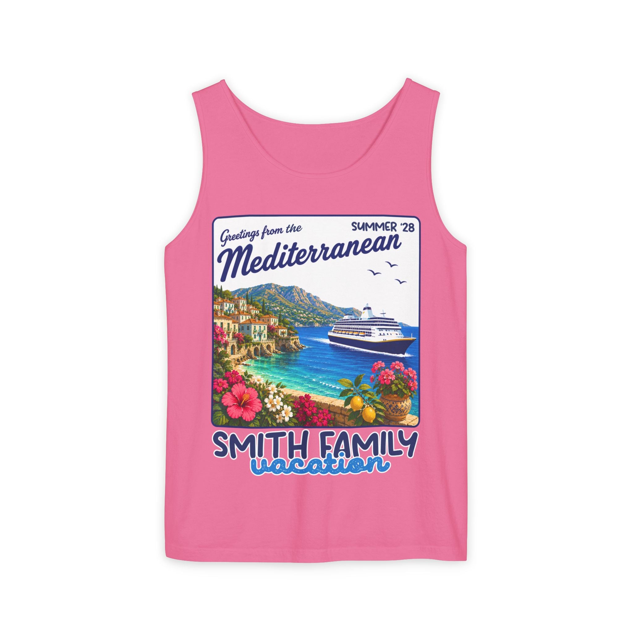 Greetings from the Mediterranean Tank Top - Suite Escape