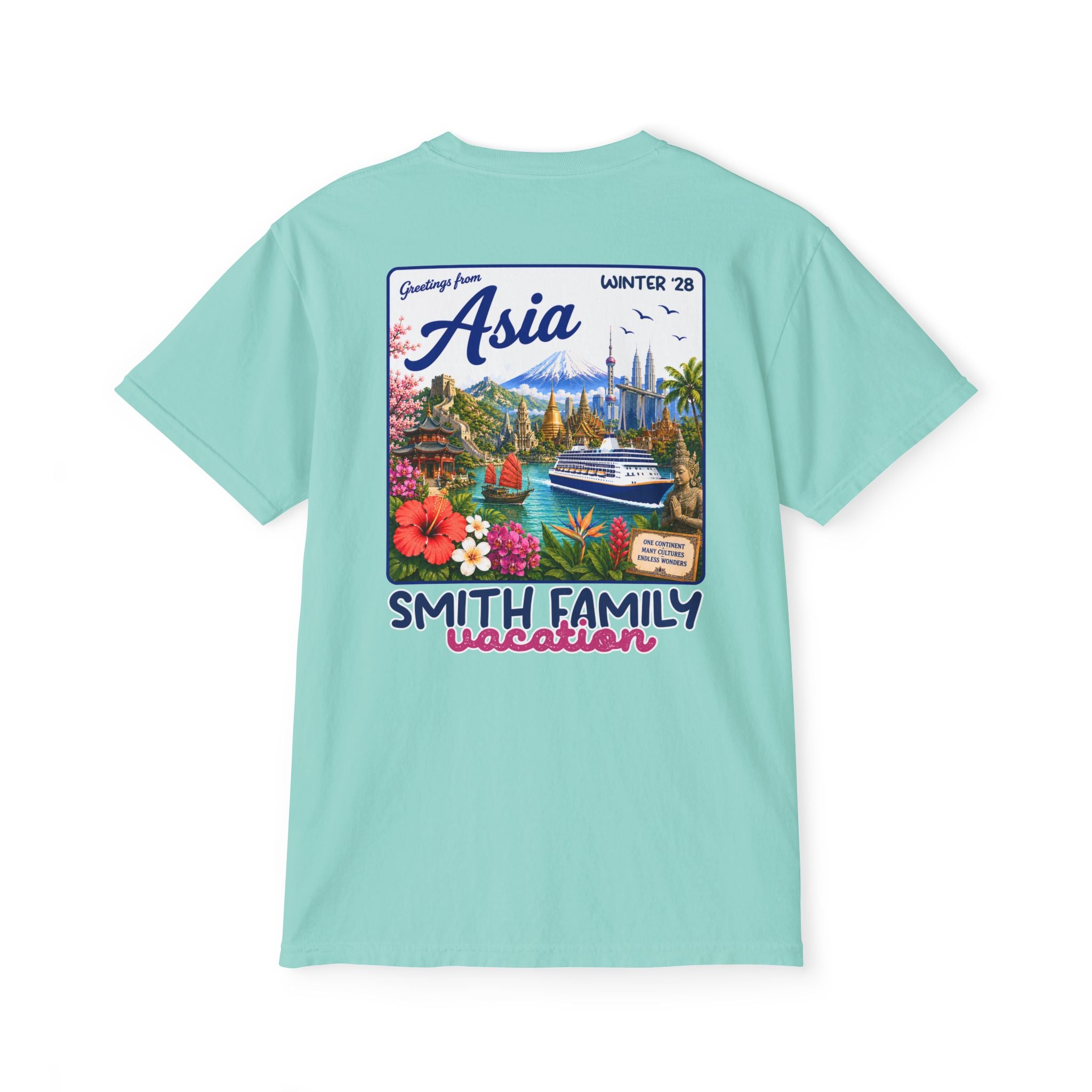 Greetings from Asia Pocket Tee - Suite Escape