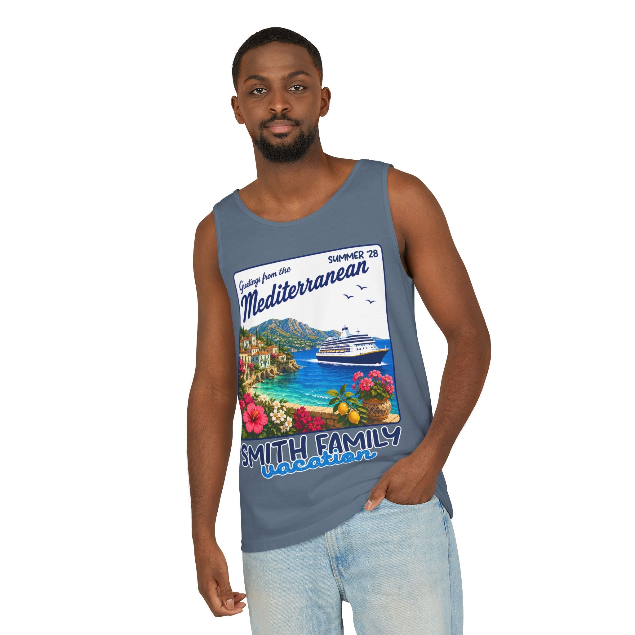 Greetings from the Mediterranean Tank Top - Suite Escape