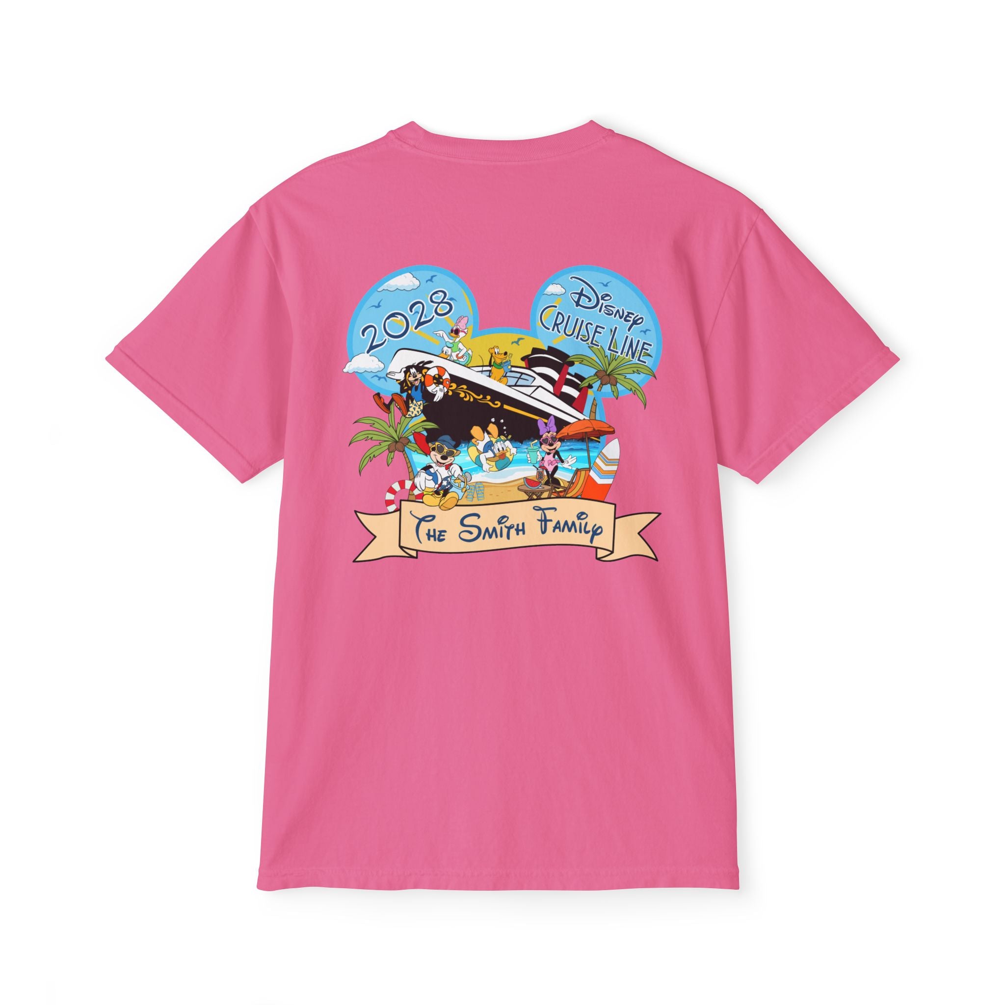 Magical Cruise Line Summer Beach Pocket Tee - Daisy