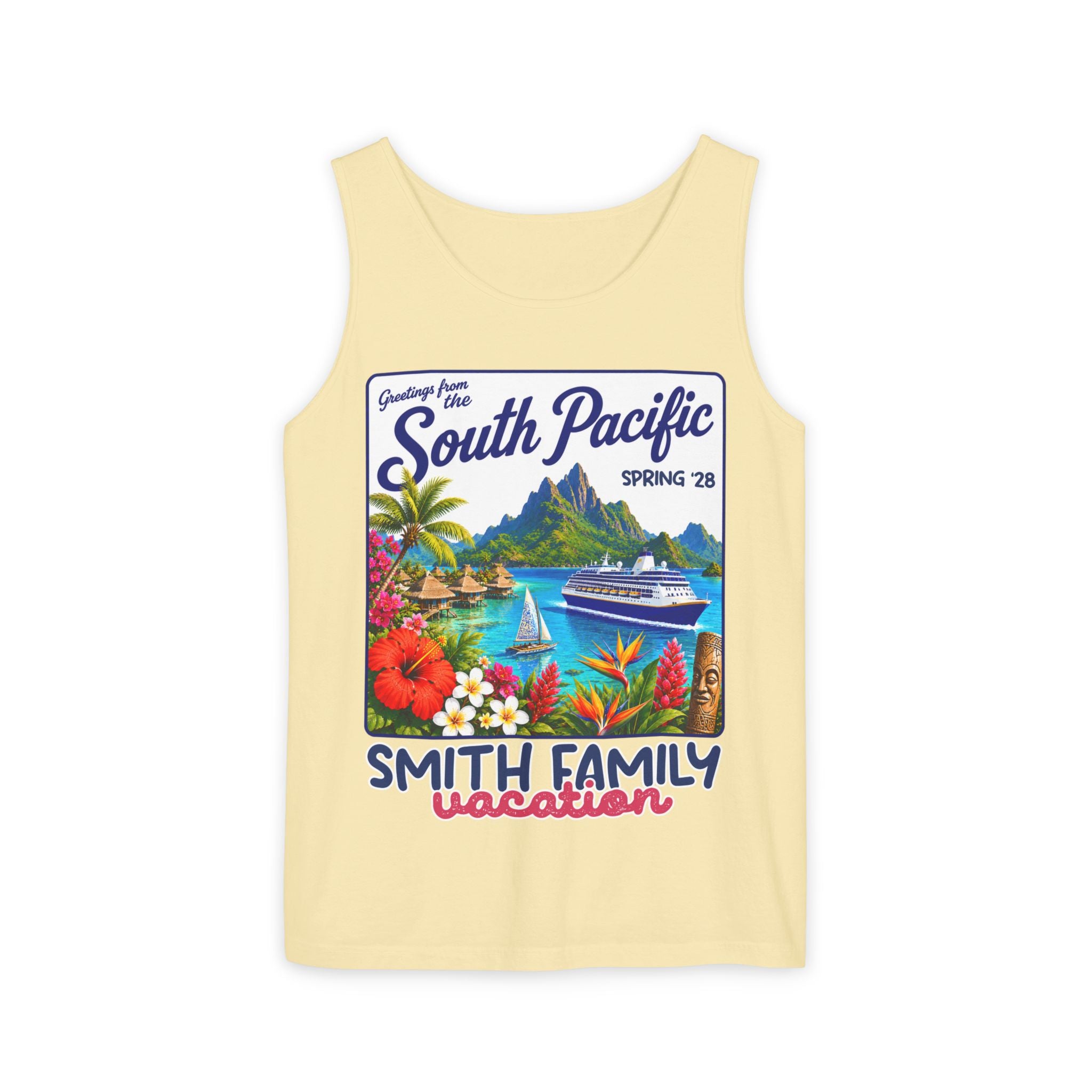 Greetings from the South Pacific Tank Top - Suite Escape