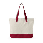 Personalized Zippered Canvas Tote Bag