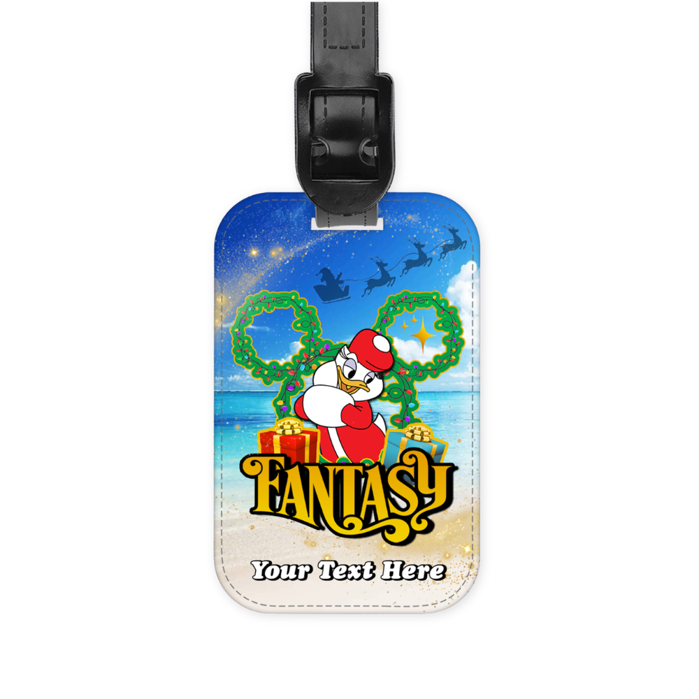 Magical Cruise Line Christmas Luggage Tag - Classic Characters