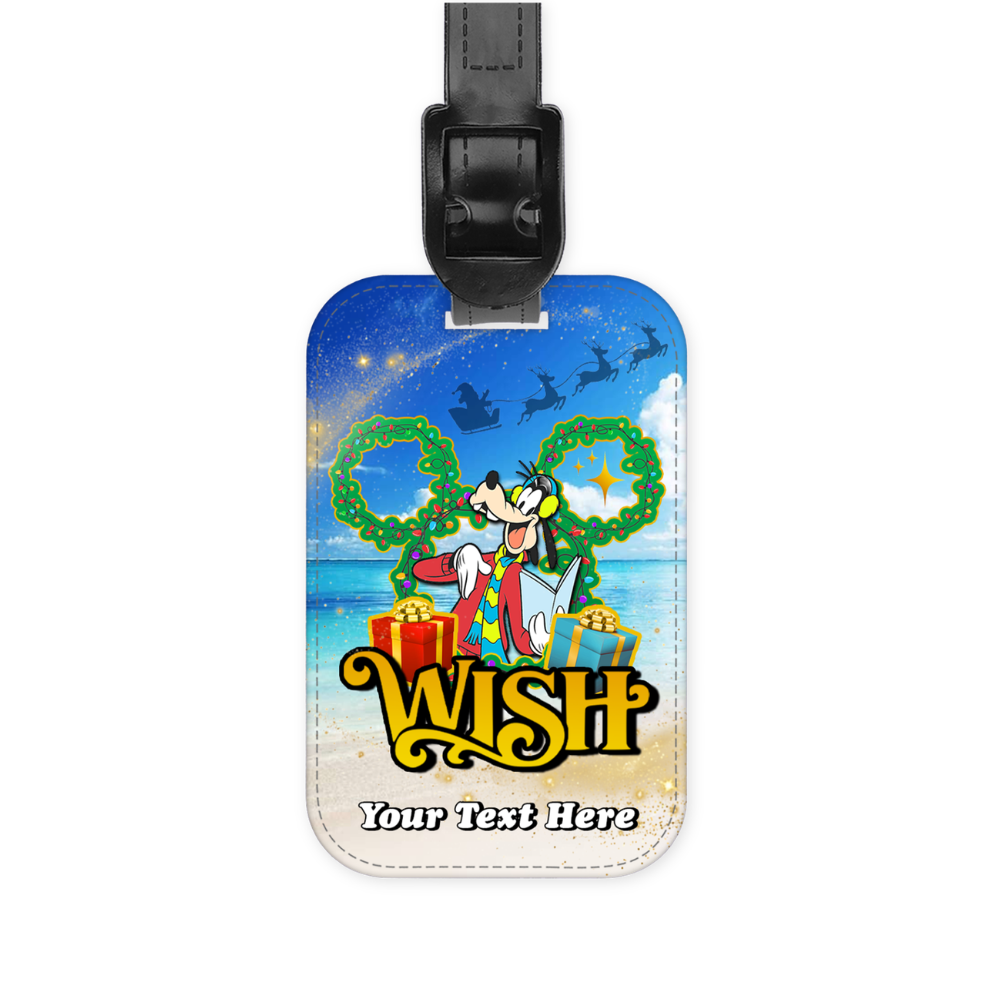 Magical Cruise Line Christmas Luggage Tag - Classic Characters