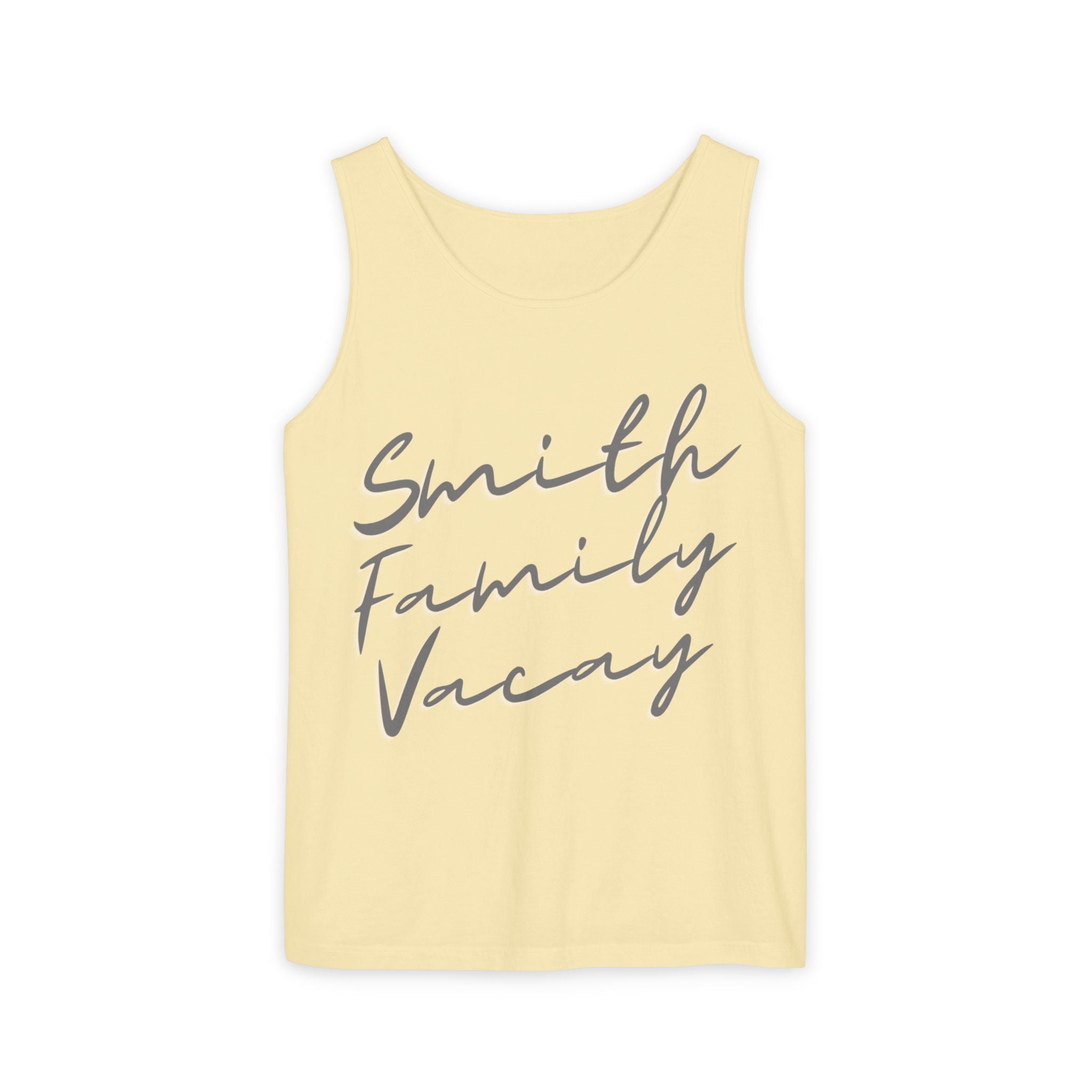 Personalized Retro Text Tank Top - Suite Escape