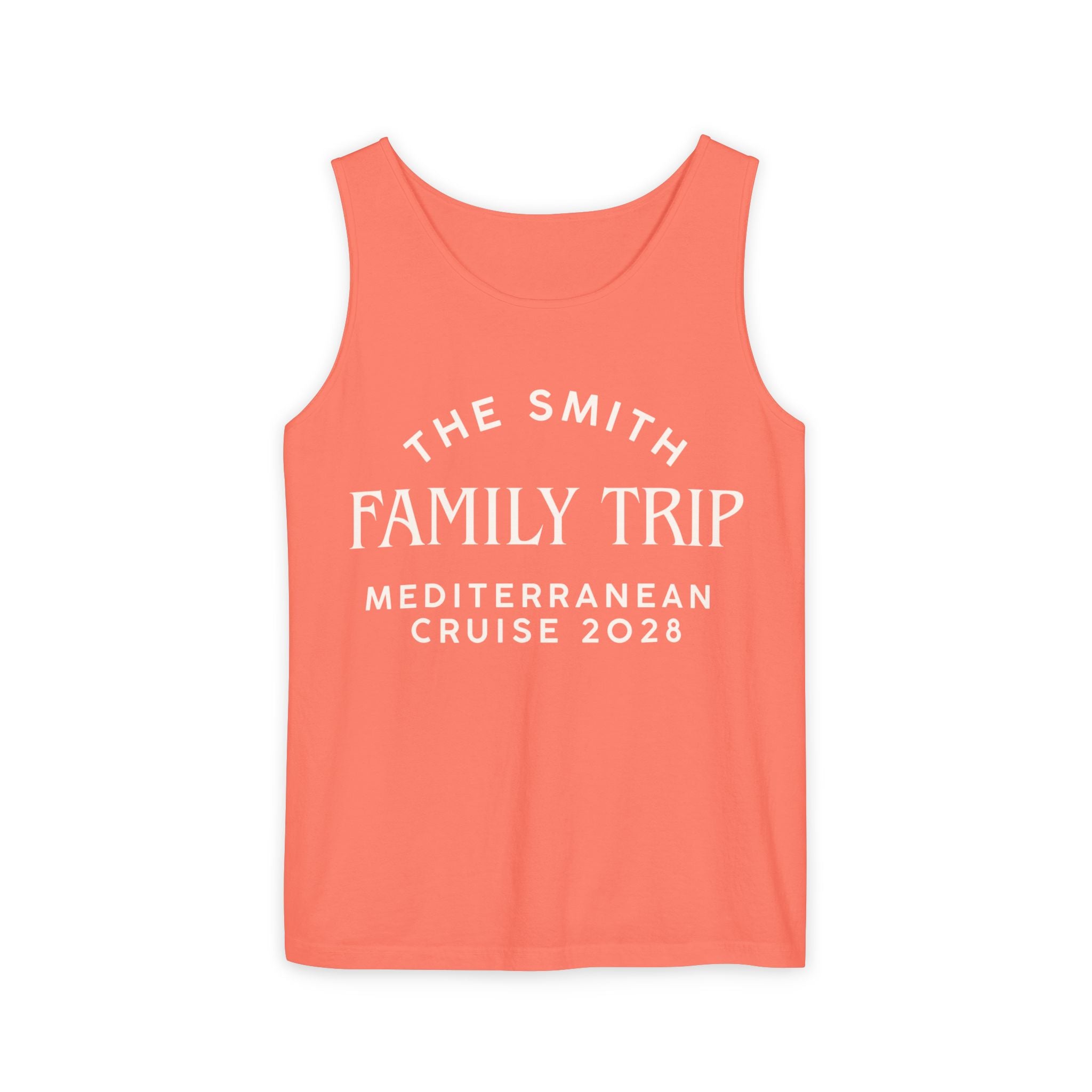 Personalized Arched Text Tank Top - Suite Escape