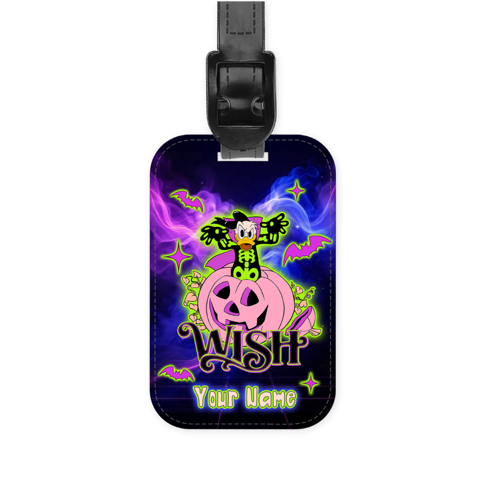 Magical Cruise Line Halloween Luggage Tag - Classic Characters