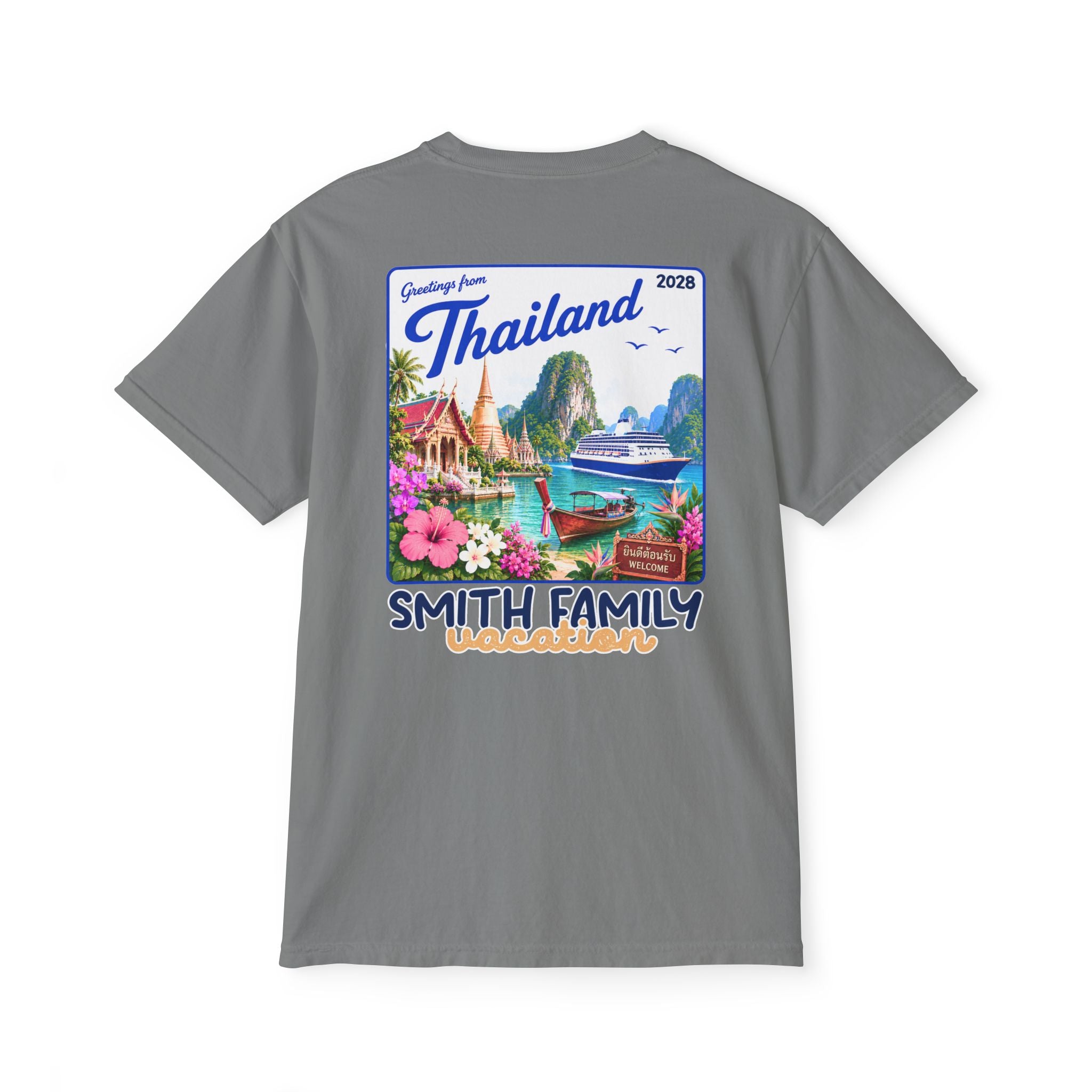 Greetings from Thailand Pocket Tee - Suite Escape