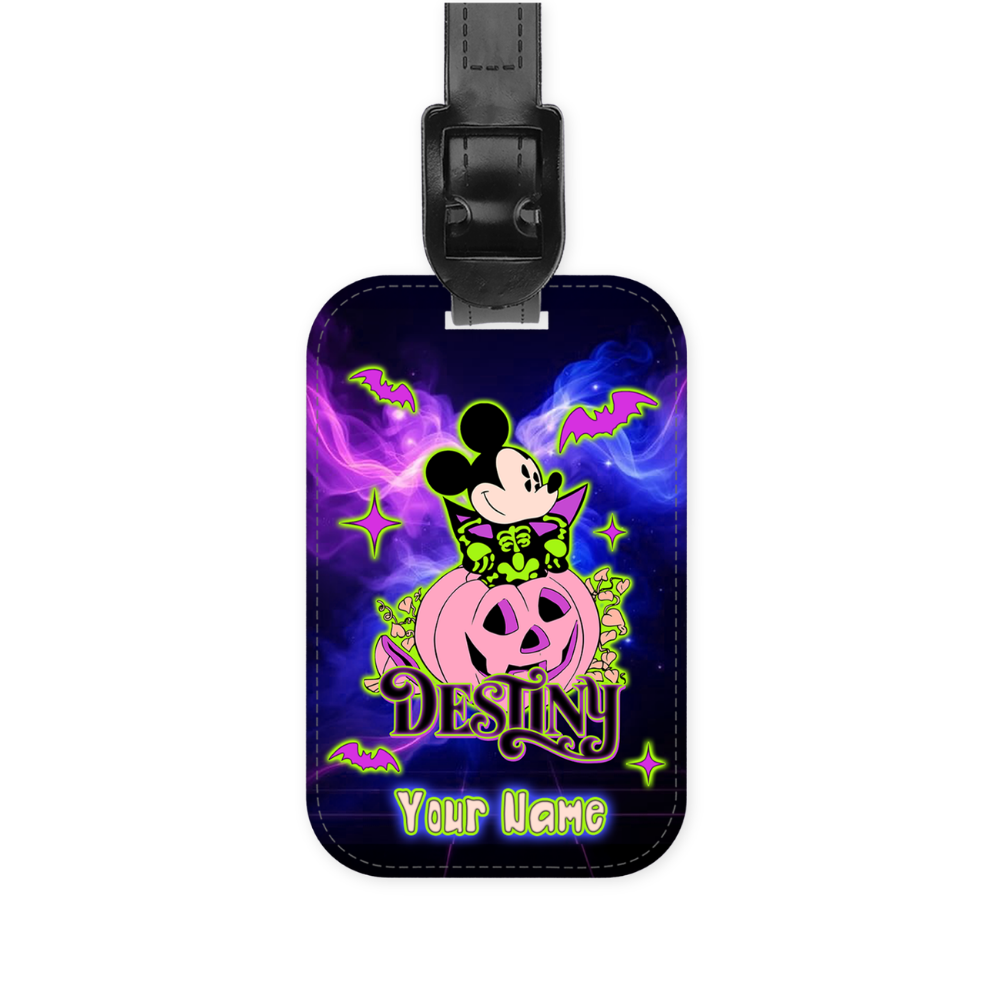 Magical Cruise Line Halloween Luggage Tag - Classic Characters
