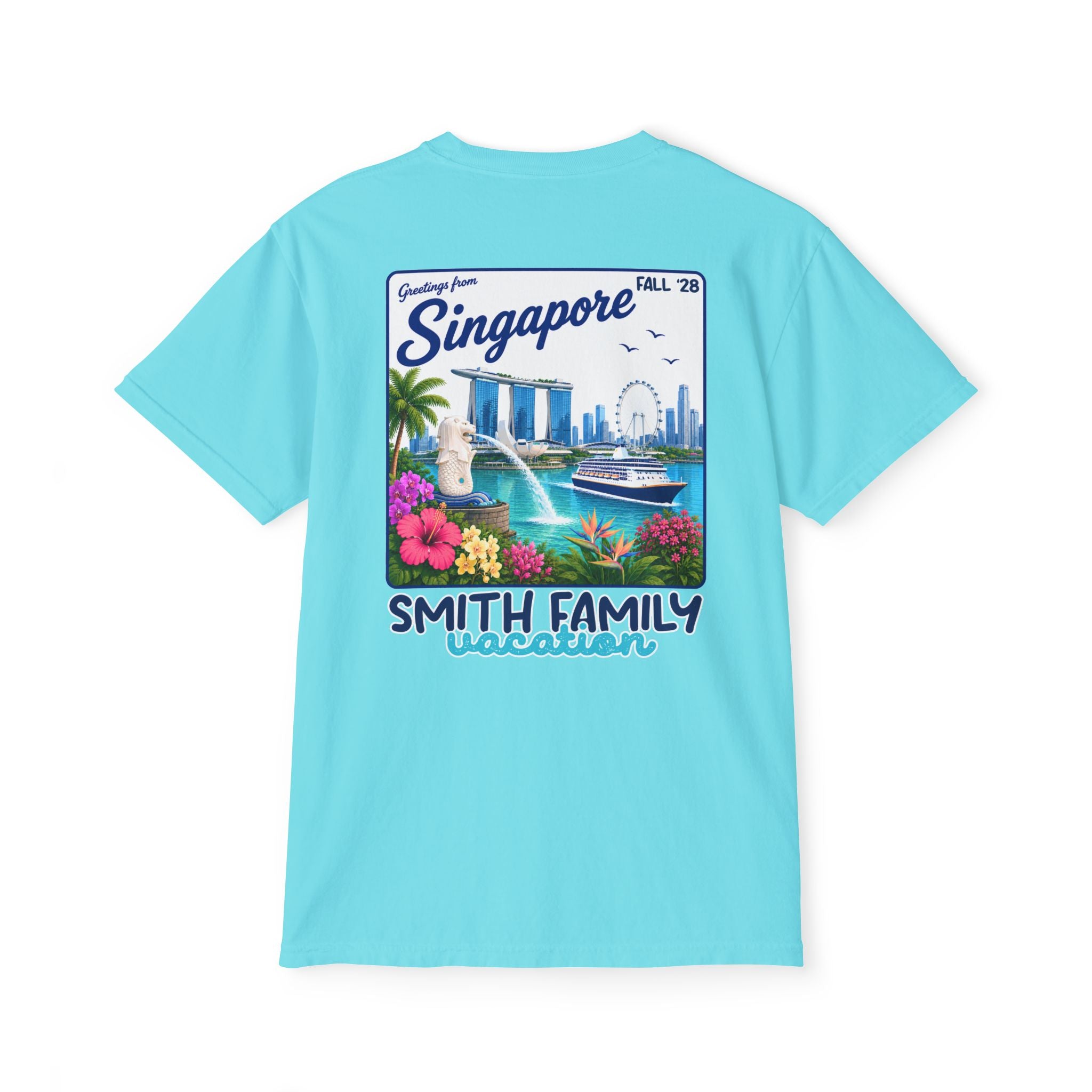 Greetings from Singapore Pocket Tee - Suite Escape