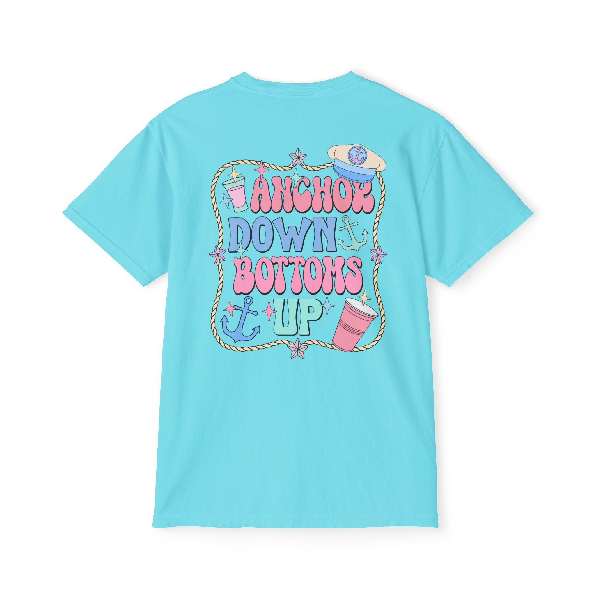 Anchor Down Bottoms Up Pocket Tee