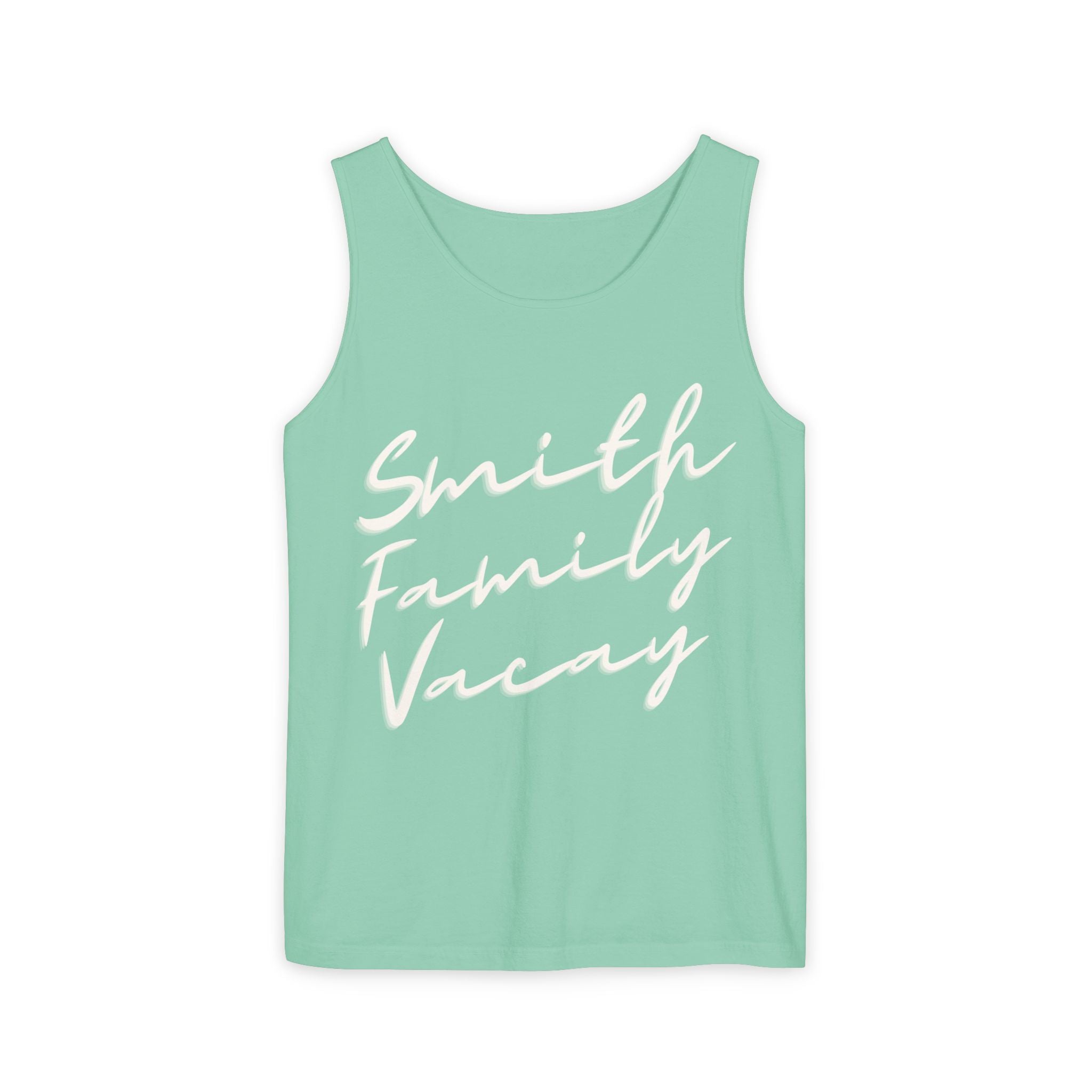 Personalized Retro Text Tank Top - Suite Escape