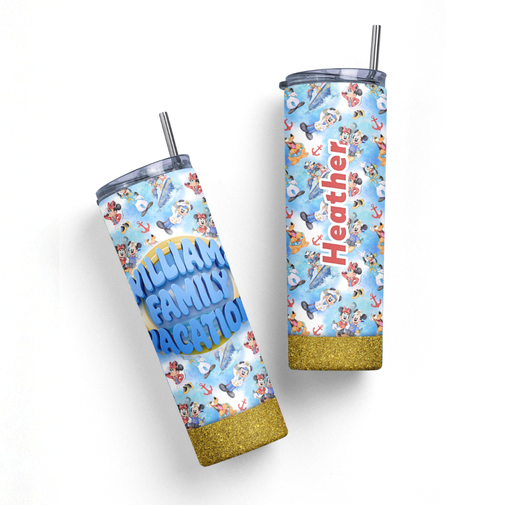 Magical Cruise Line Porthole Tumbler - Illustration