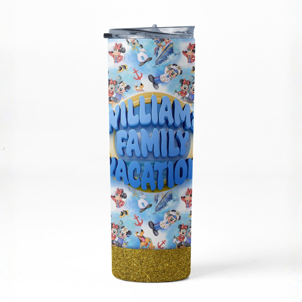 Magical Cruise Line Porthole Tumbler - Illustration