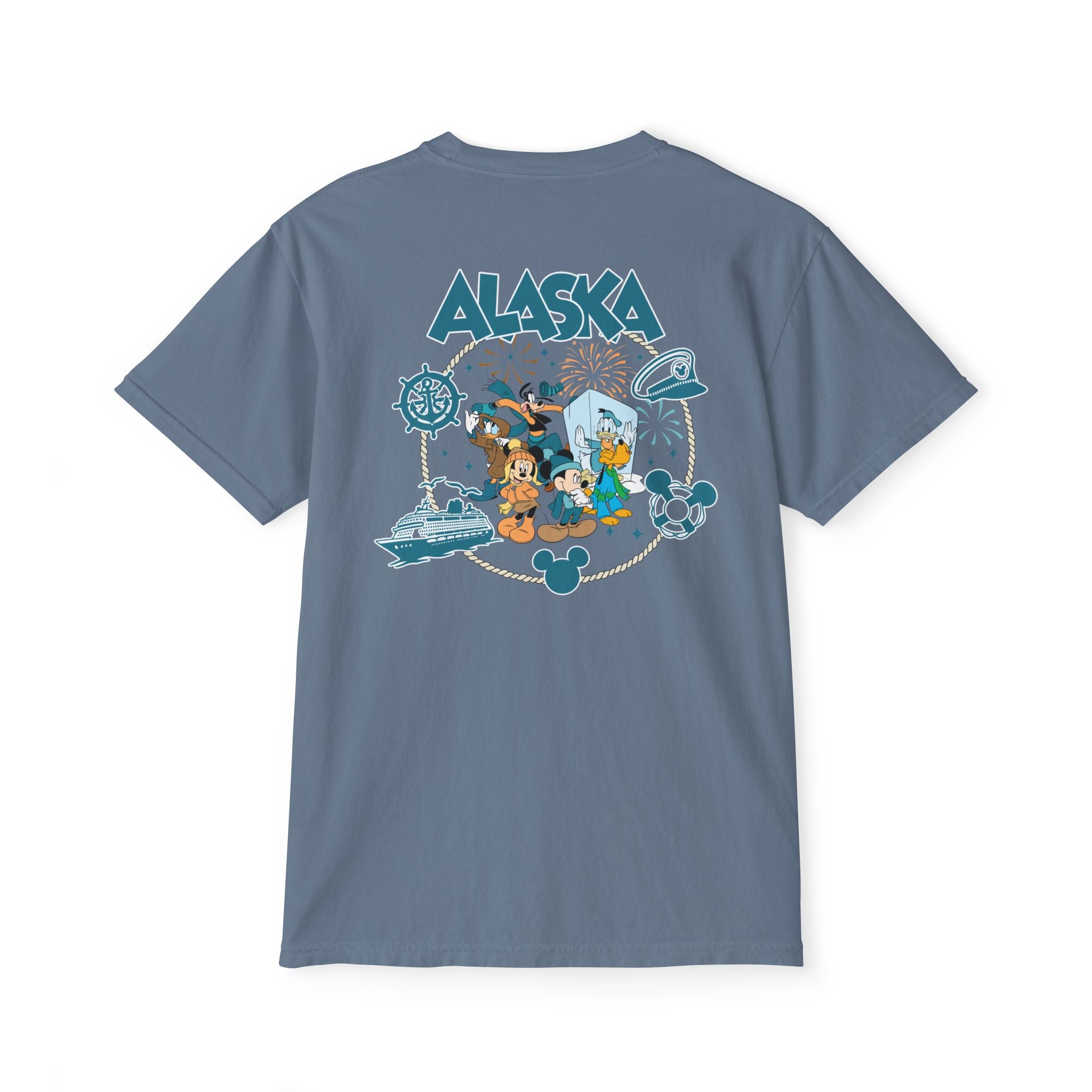 Magical Cruise Line Alaska Pocket Tee - Pluto