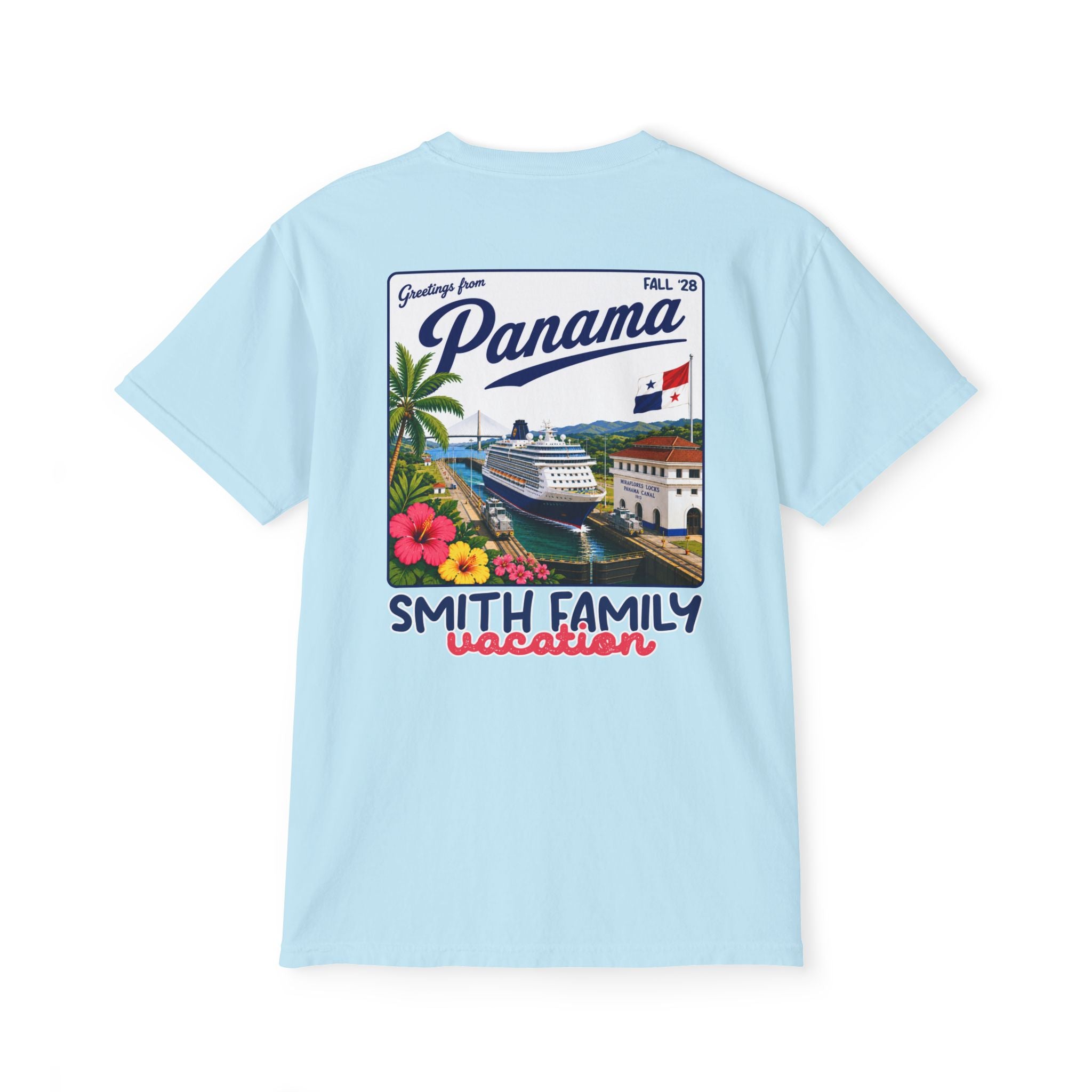 Greetings from Panama Pocket Tee - Suite Escape