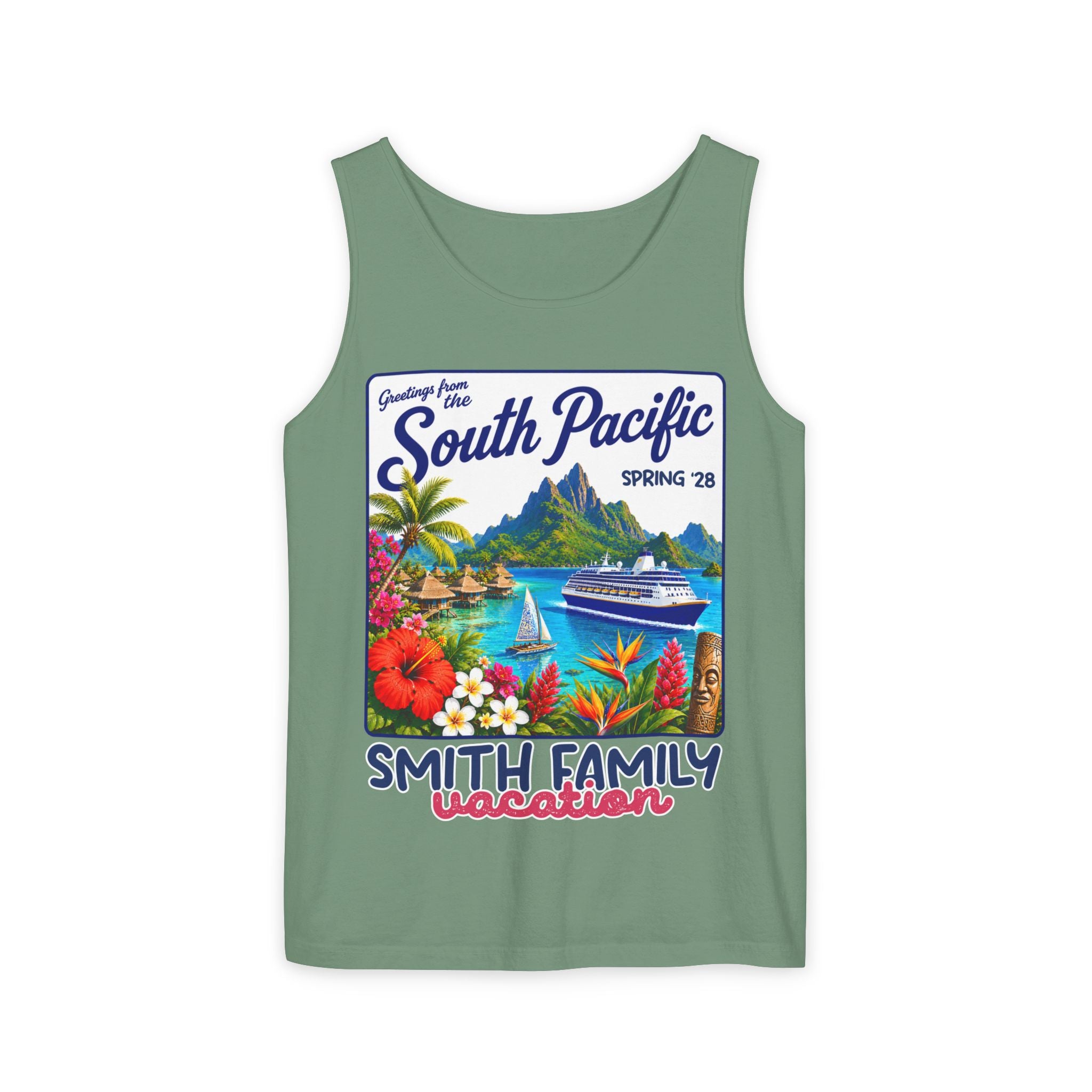 Greetings from the South Pacific Tank Top - Suite Escape