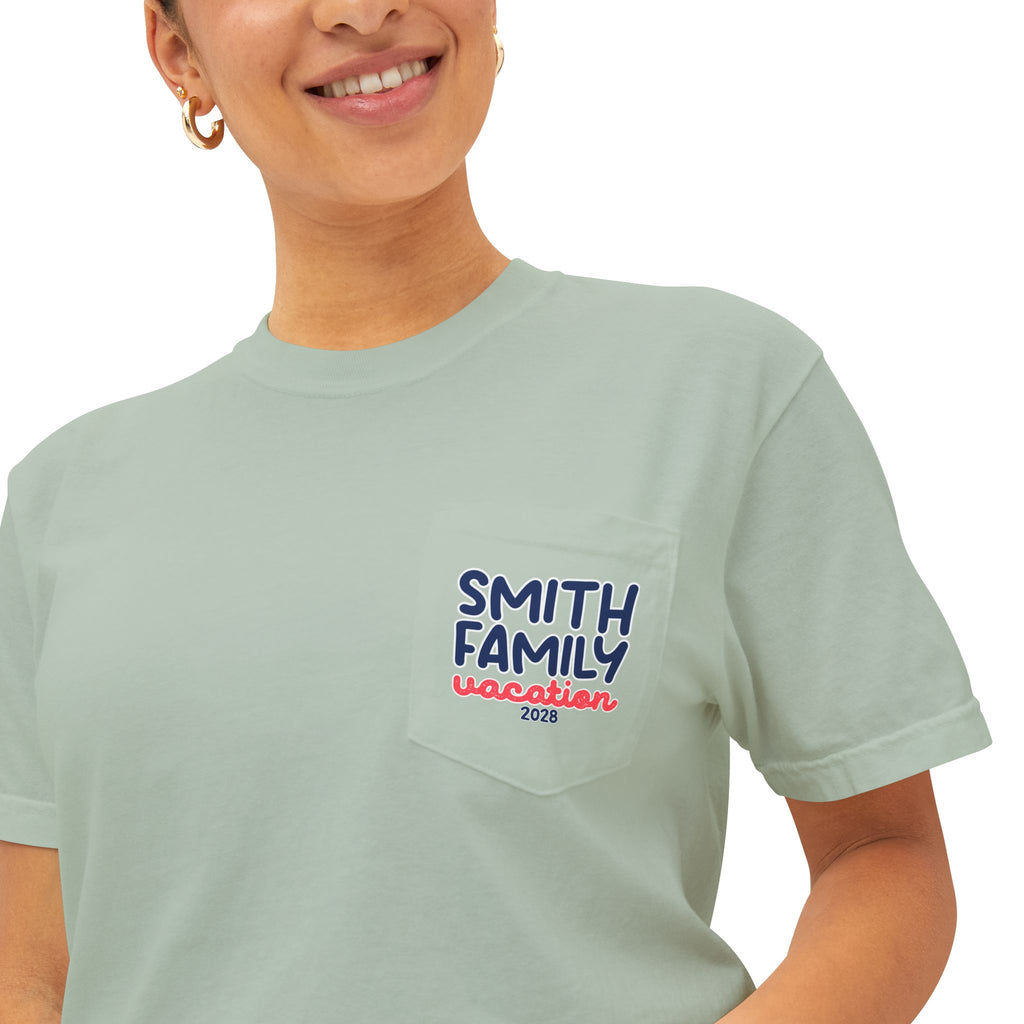 Greetings from Spain & Portugal Pocket Tee - Suite Escape