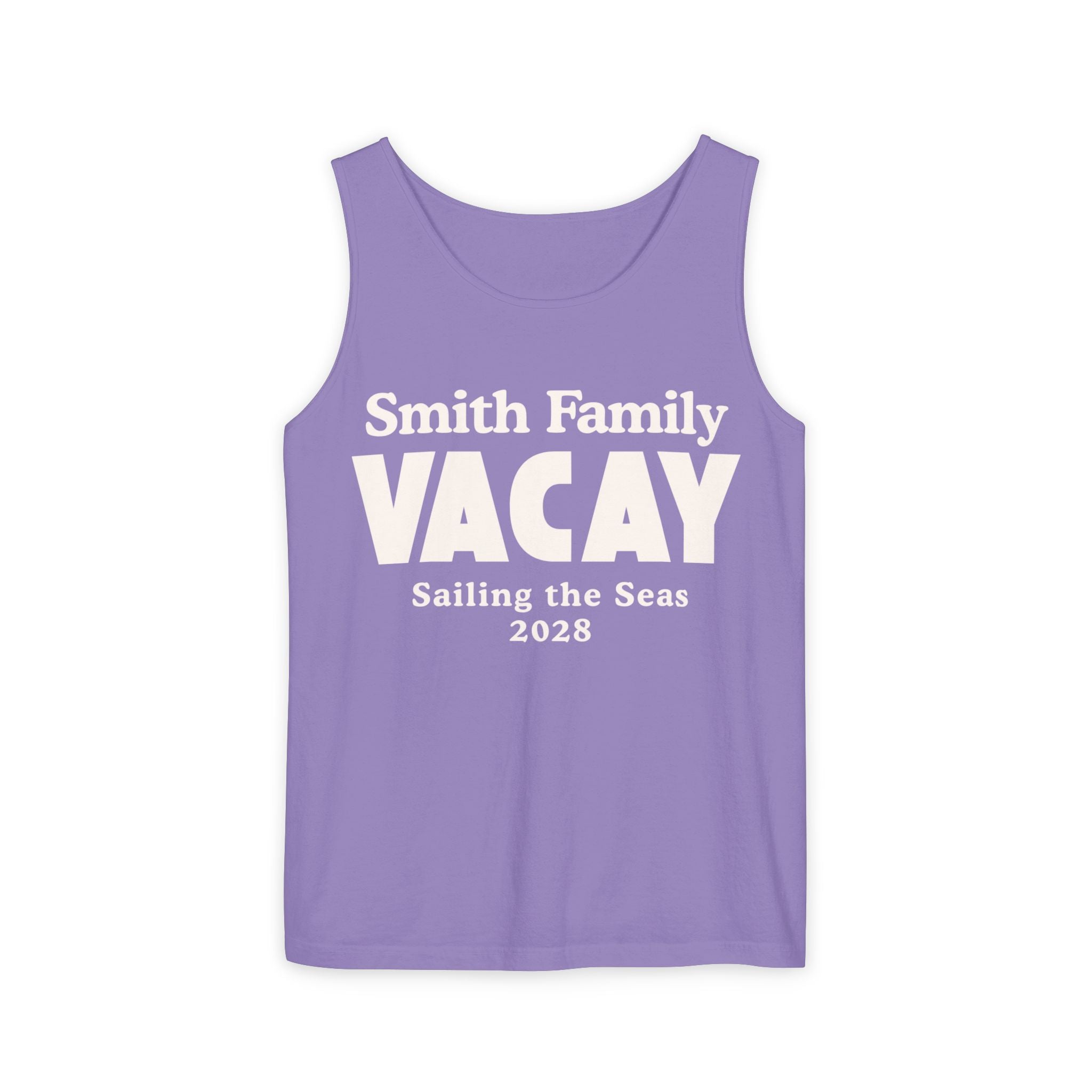 Personalized Block Text Tank Top - Suite Escape
