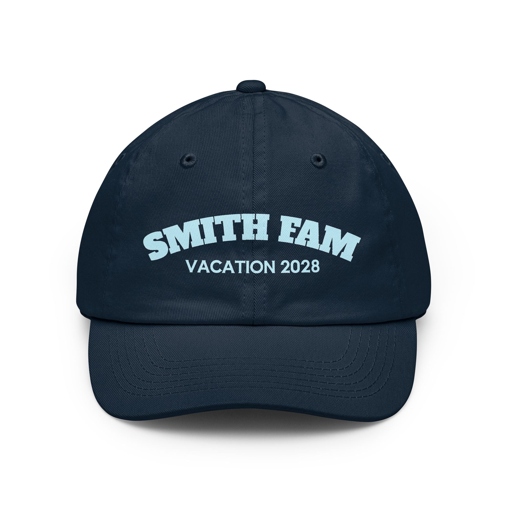 Personalized Block Text Dad Hat