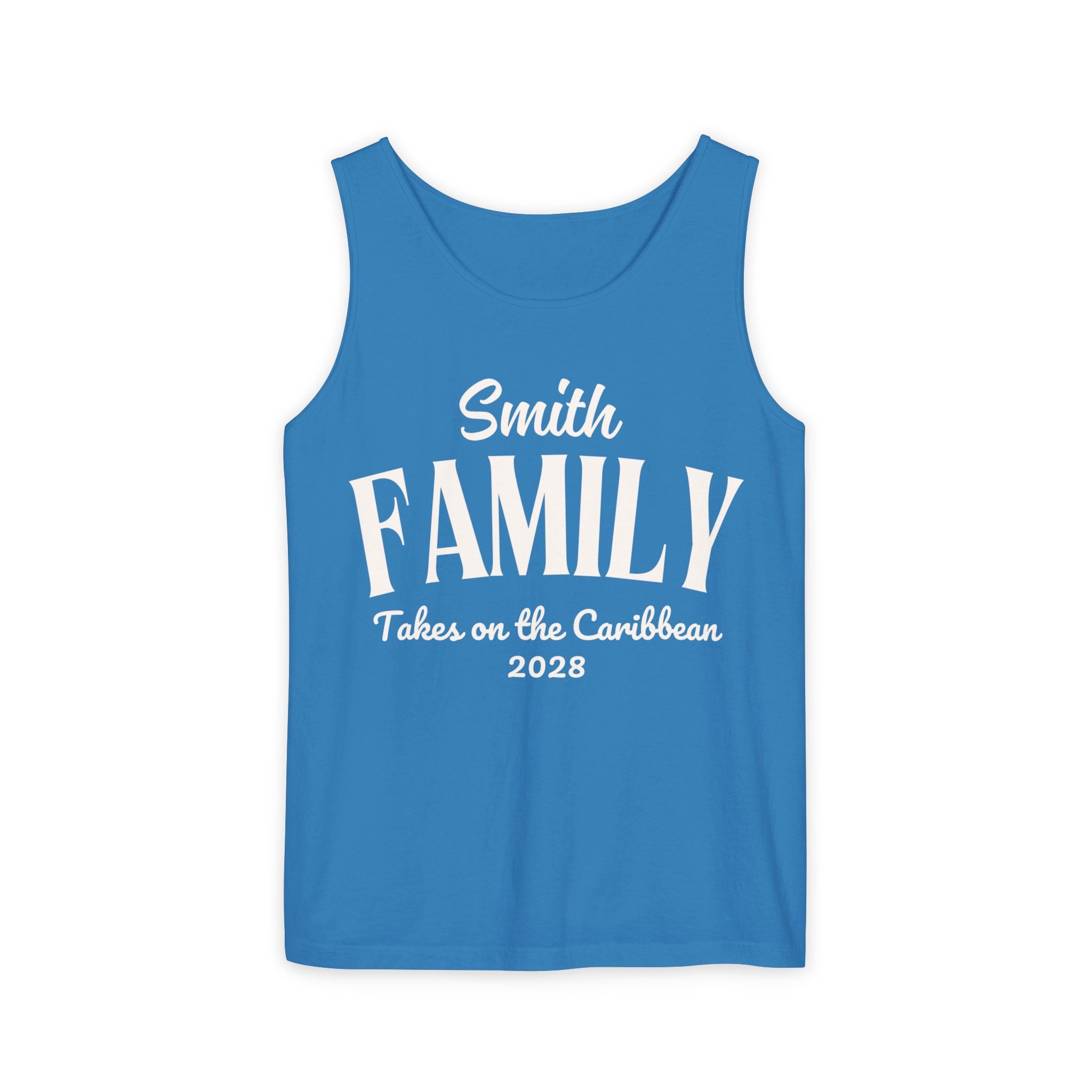 Personalized Script Text Tank Top - Suite Escape