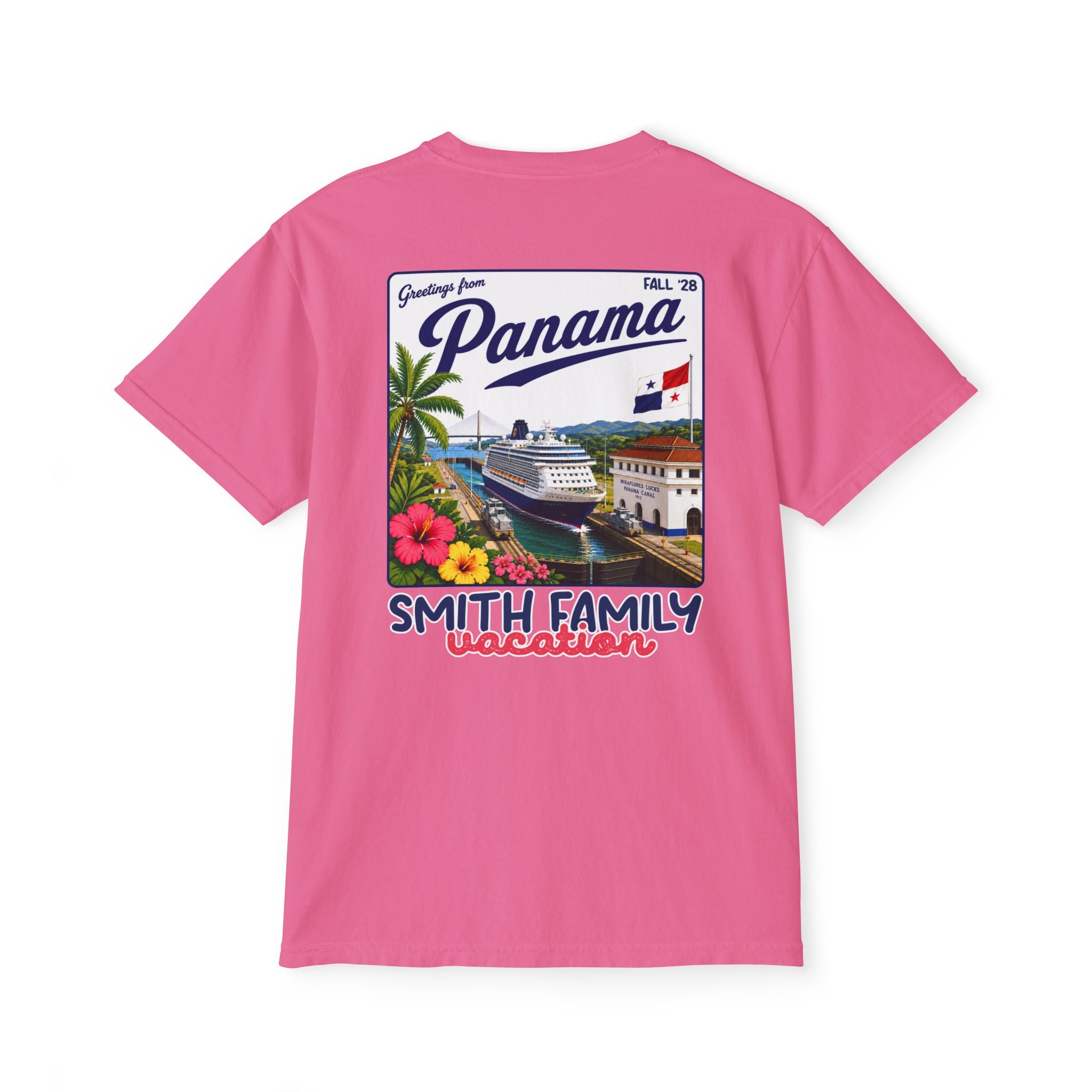 Greetings from Panama Pocket Tee - Suite Escape