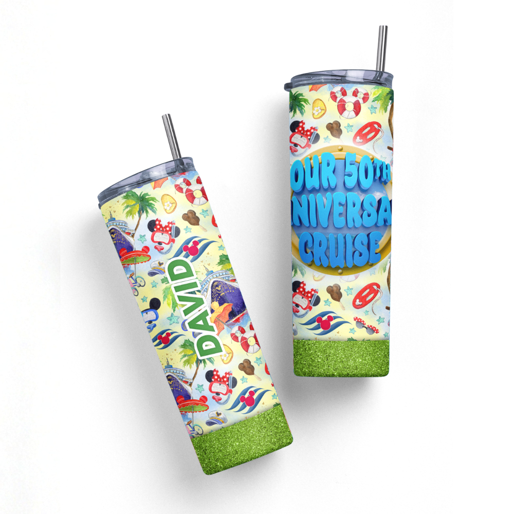 Magical Cruise Line Porthole Tumbler - Tropical