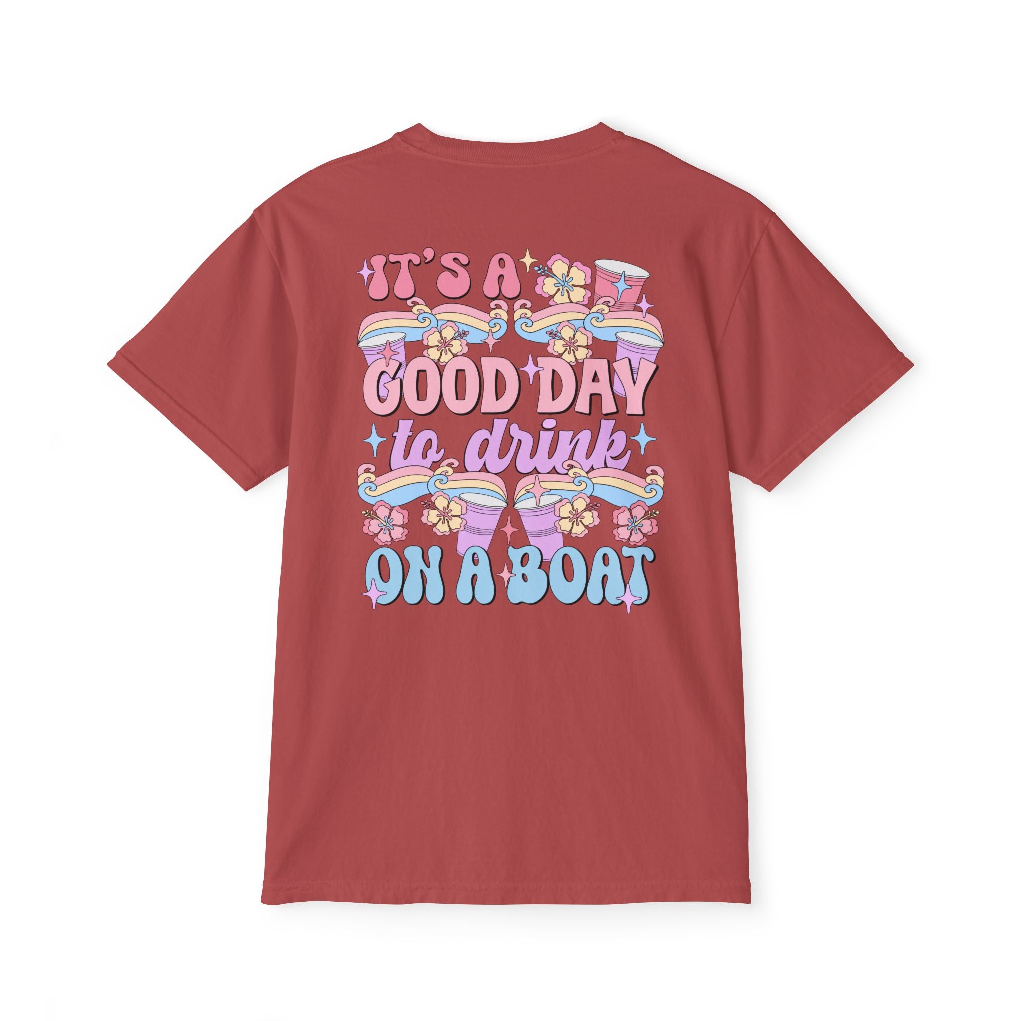 Good Day to Drink On a Boat Pocket Tee