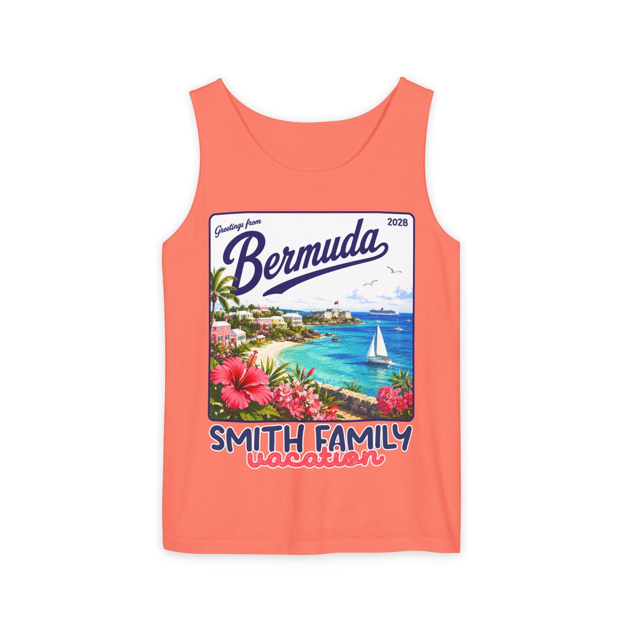 Greetings from Bermuda Tank Top - Suite Escape