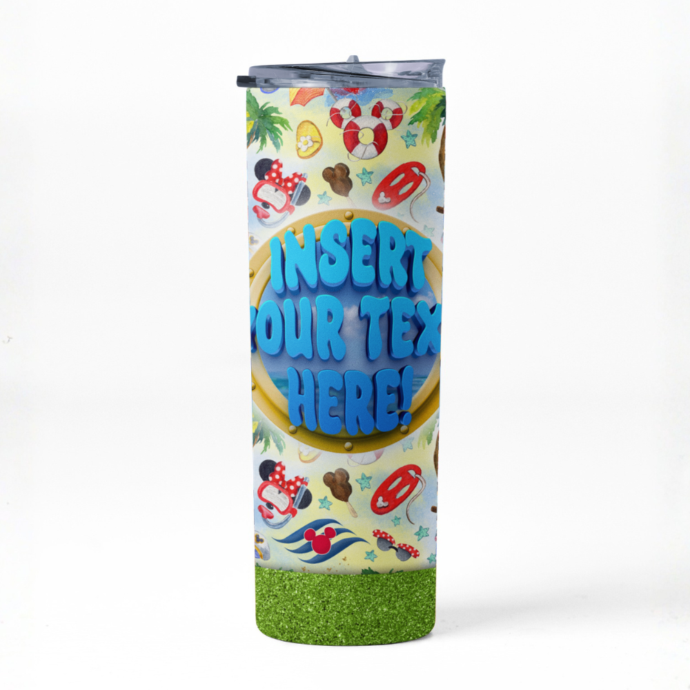 Magical Cruise Line Porthole Tumbler - Tropical