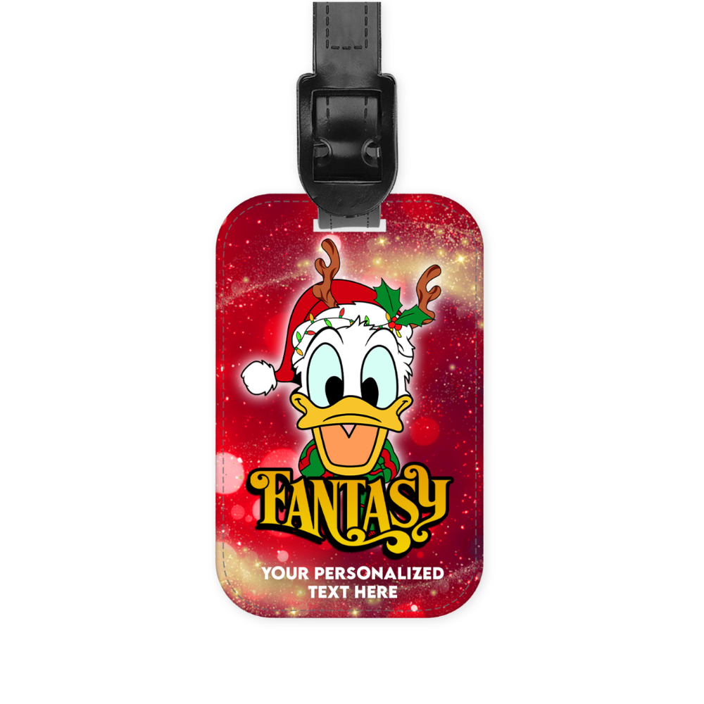Magical Cruise Line Christmas Luggage Tag - Donald